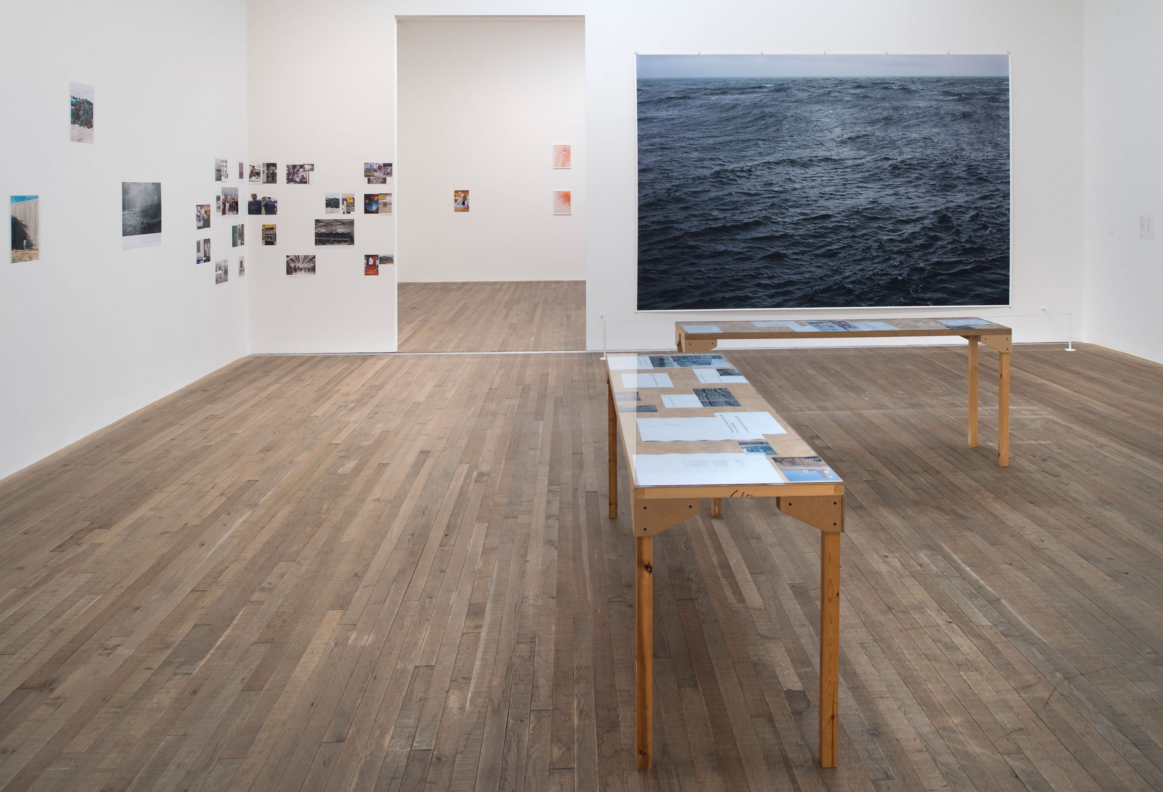 Installation view of the exhibition Wolfgang Tillmans: 2017 at Tate Modern, in London, dated 2017.