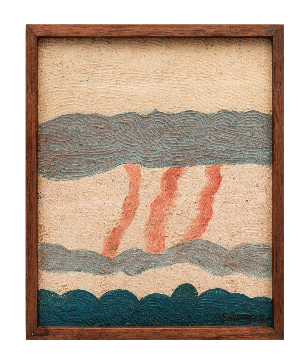An undated painting by Amadeo Luciano Lorenzato, titled Sem título, translated as Untitled.