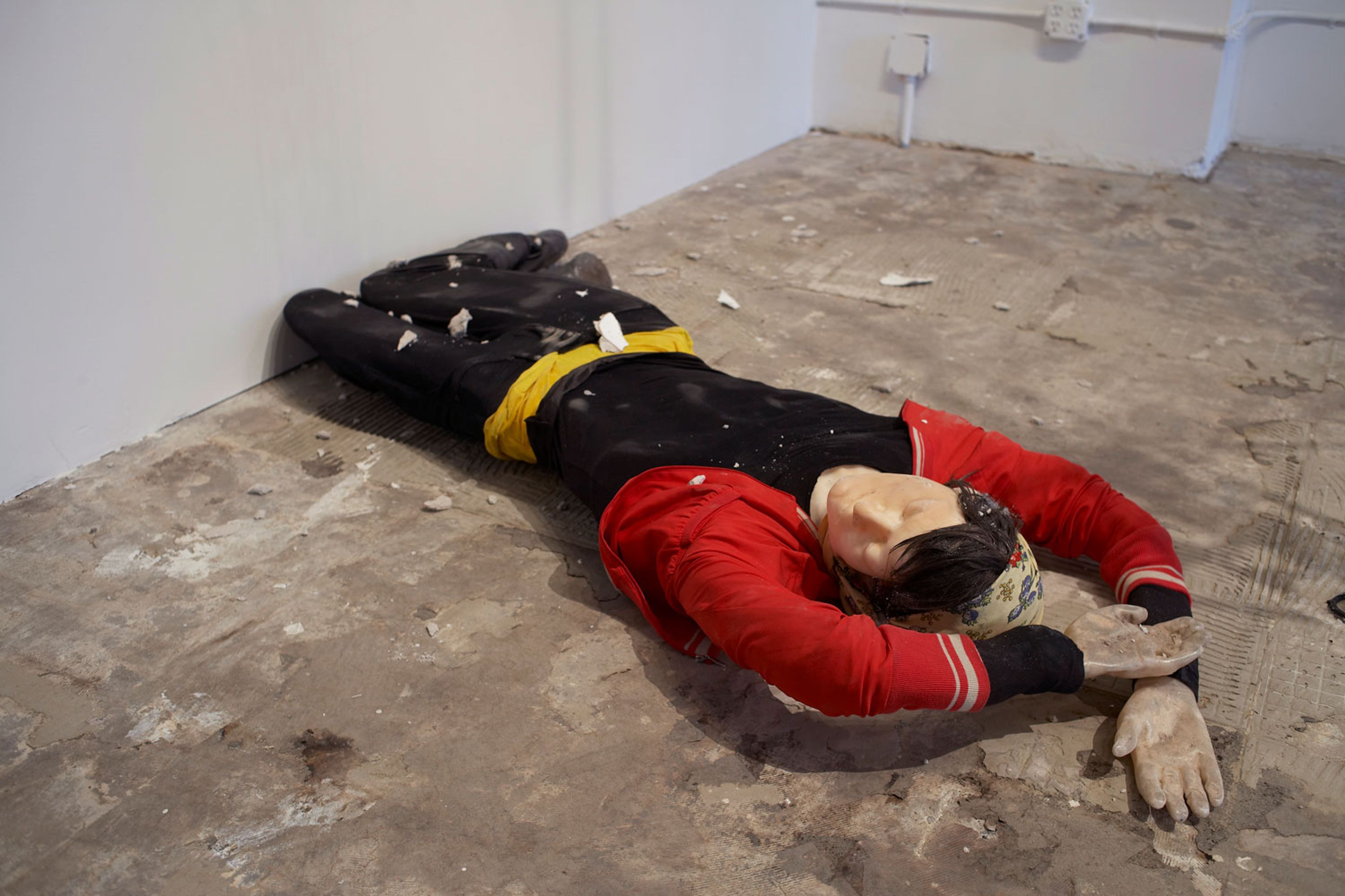 Installation view, Andra Ursuta: Vandal Lust, at Ramiken Crucible in Brooklyn, dated 2011.