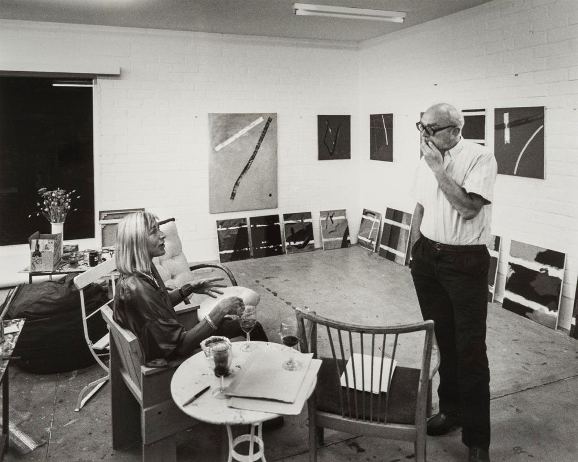 A photograph of Raoul De Keyser c. 1968.