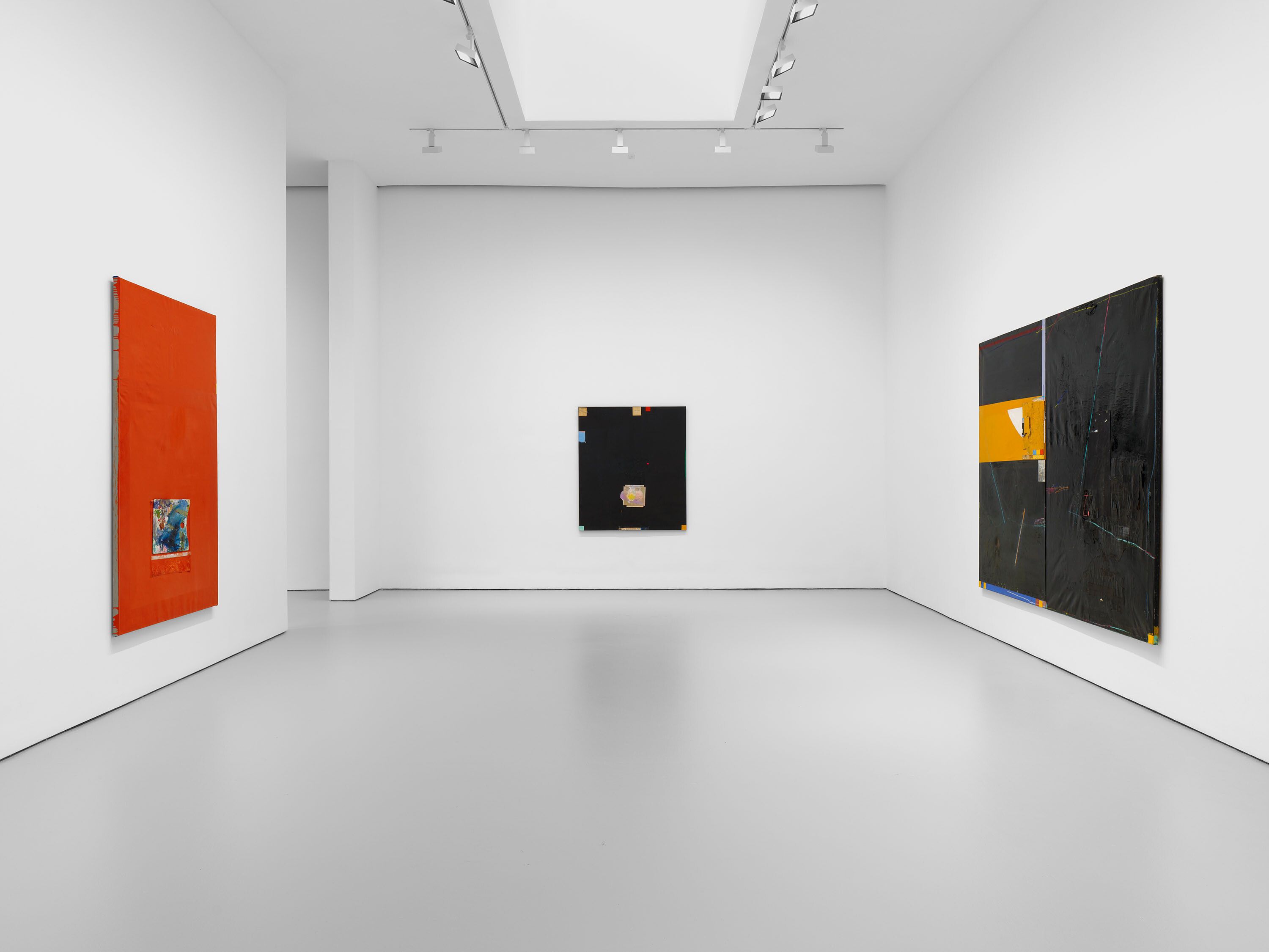 An Installation view, Raymond Saunders: Post No Bills, David Zwirner, New York, dated 2024
