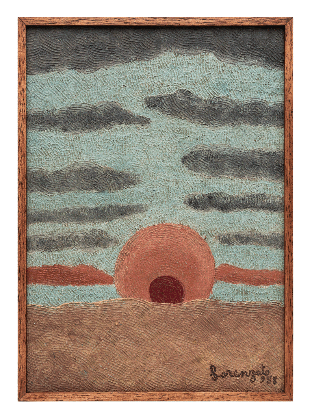 A painting by Amadeo Luciano Lorenzato, titled Sem título, translated as Untitled, dated 1988.