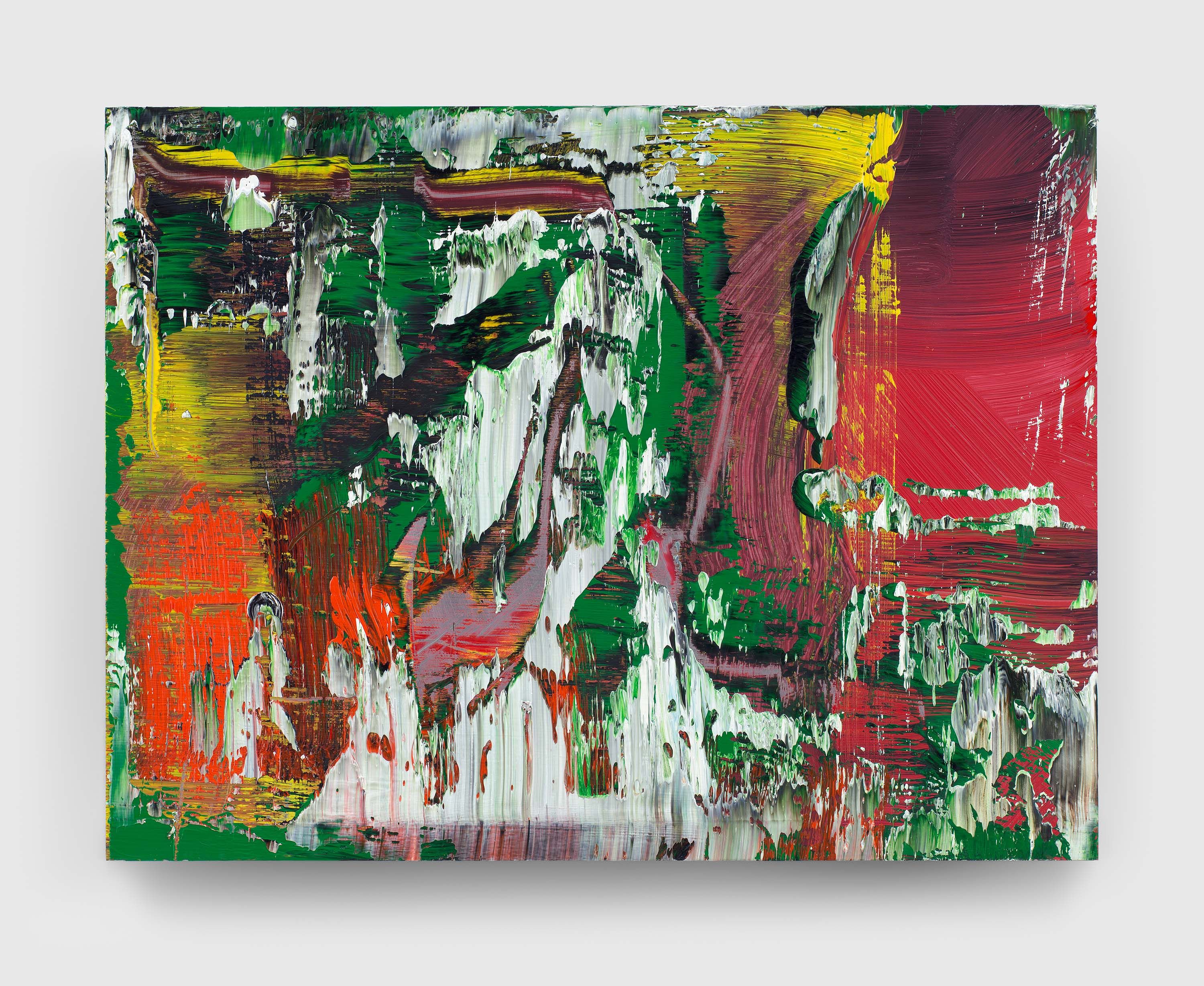 A painting by Gerhard Richter, titled Abstraktes Bild (Abstract Painting), dated 2016.