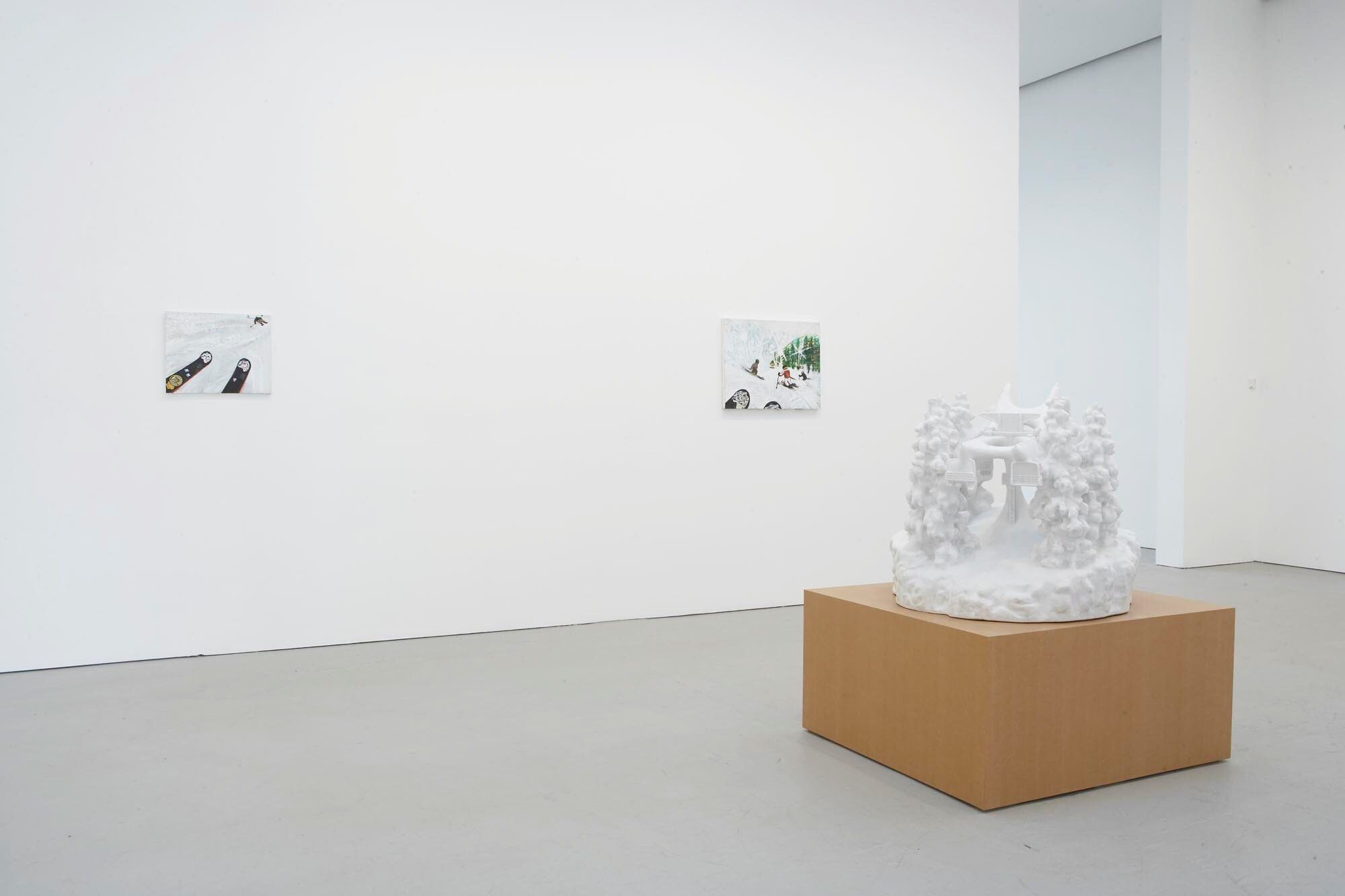 Installation view of the exhibition Yutaka Sone, at David Zwirner in New York, dated 2007. 