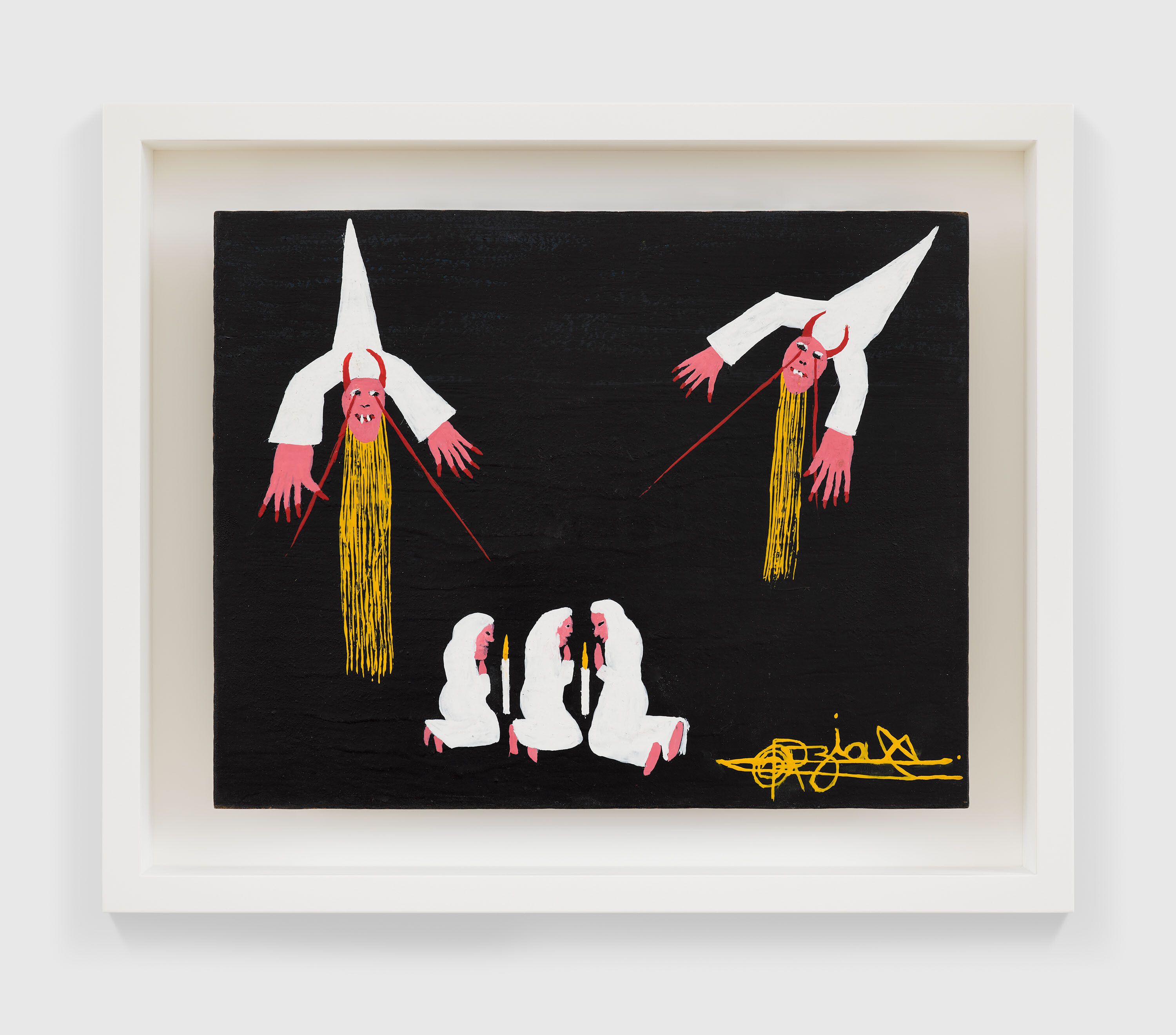 A painting by Odoteres Ricardo de Ozias, titled Oração, n.d.