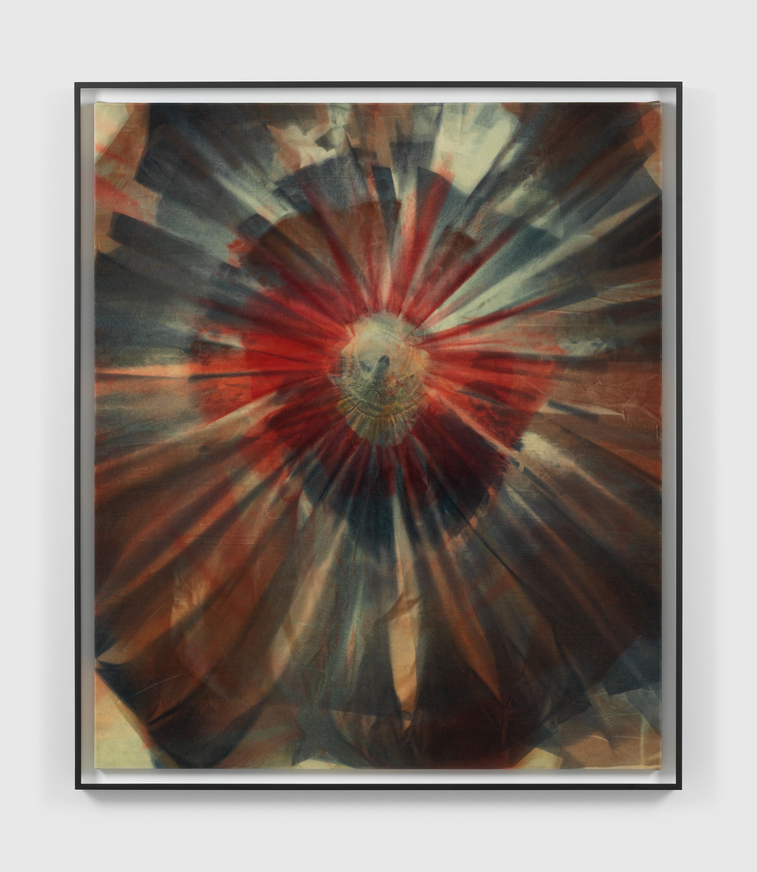 A mixed media artwork by Andra Ursuţa, dated Floating Head 3, dated 2021.