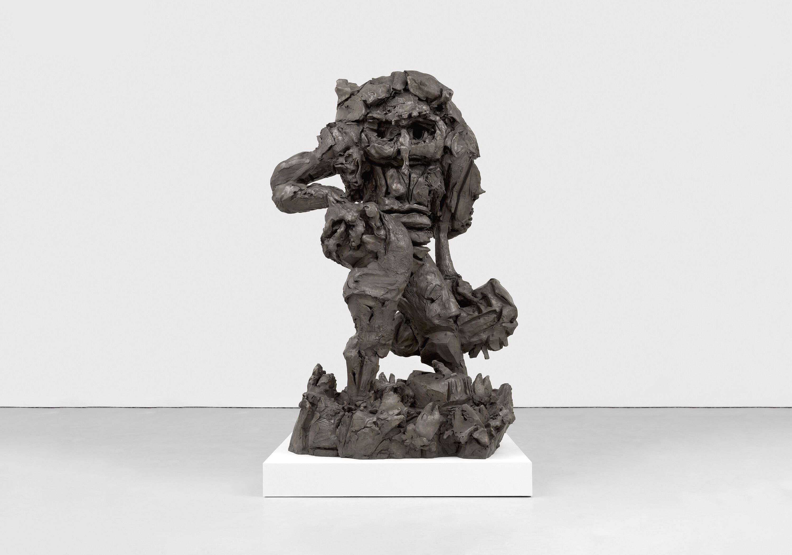 A sculpture by Dana Schutz, titled Large Model, dated 2022.