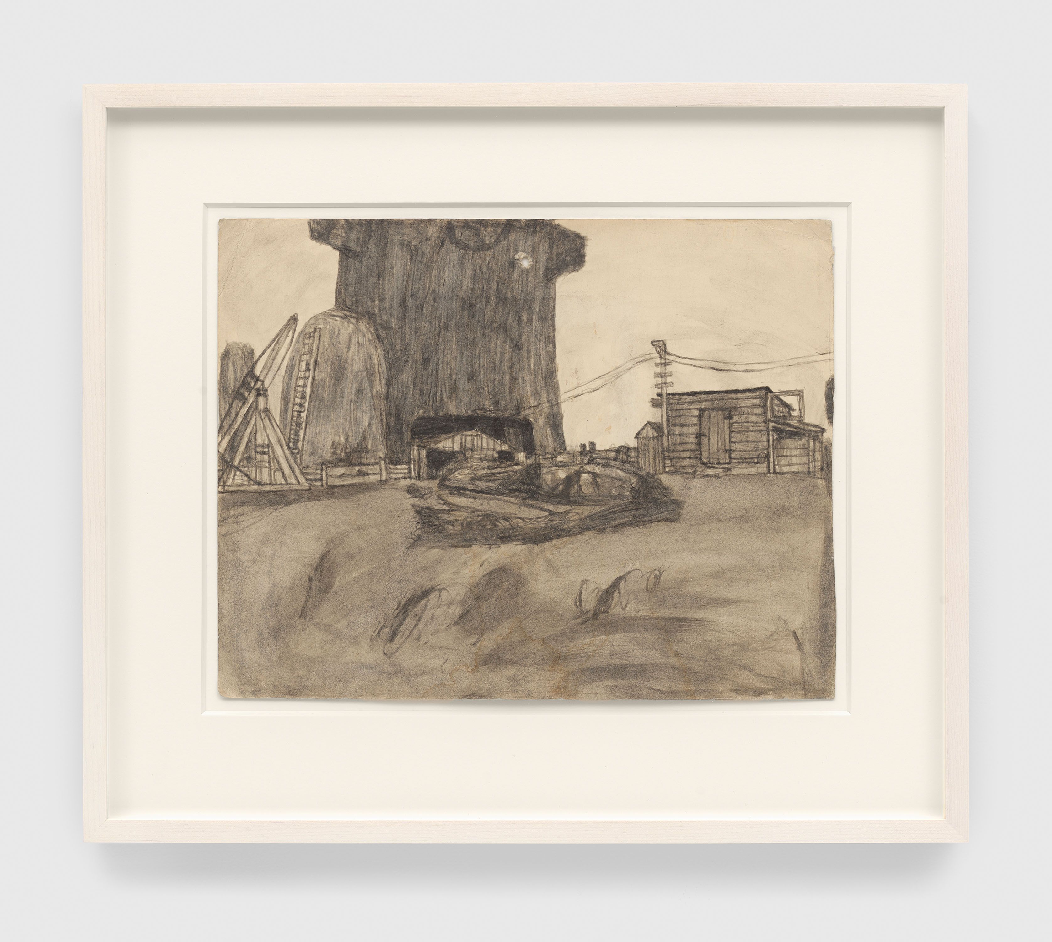 An Untitled drawing by James Castle, undated.