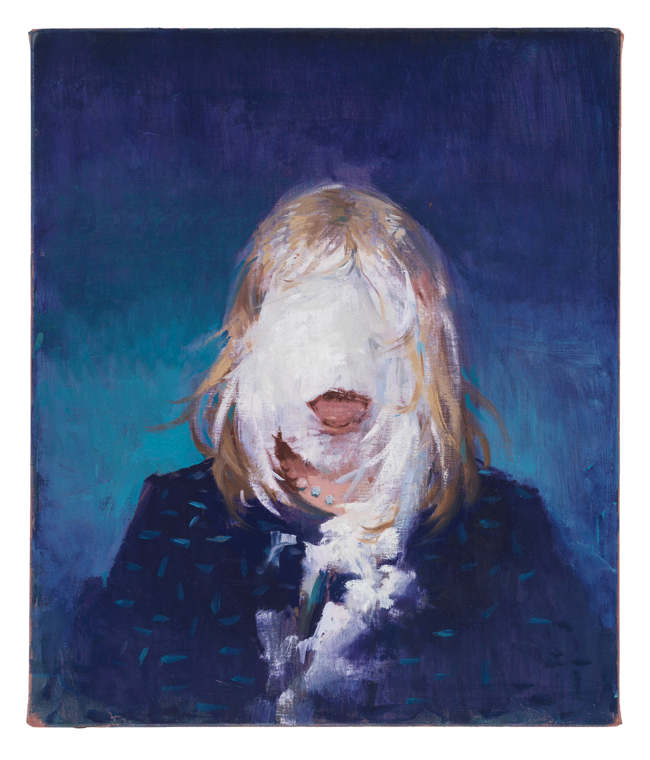 A painting by Lisa Yuskavage, titled Chrissy, dated 2008.