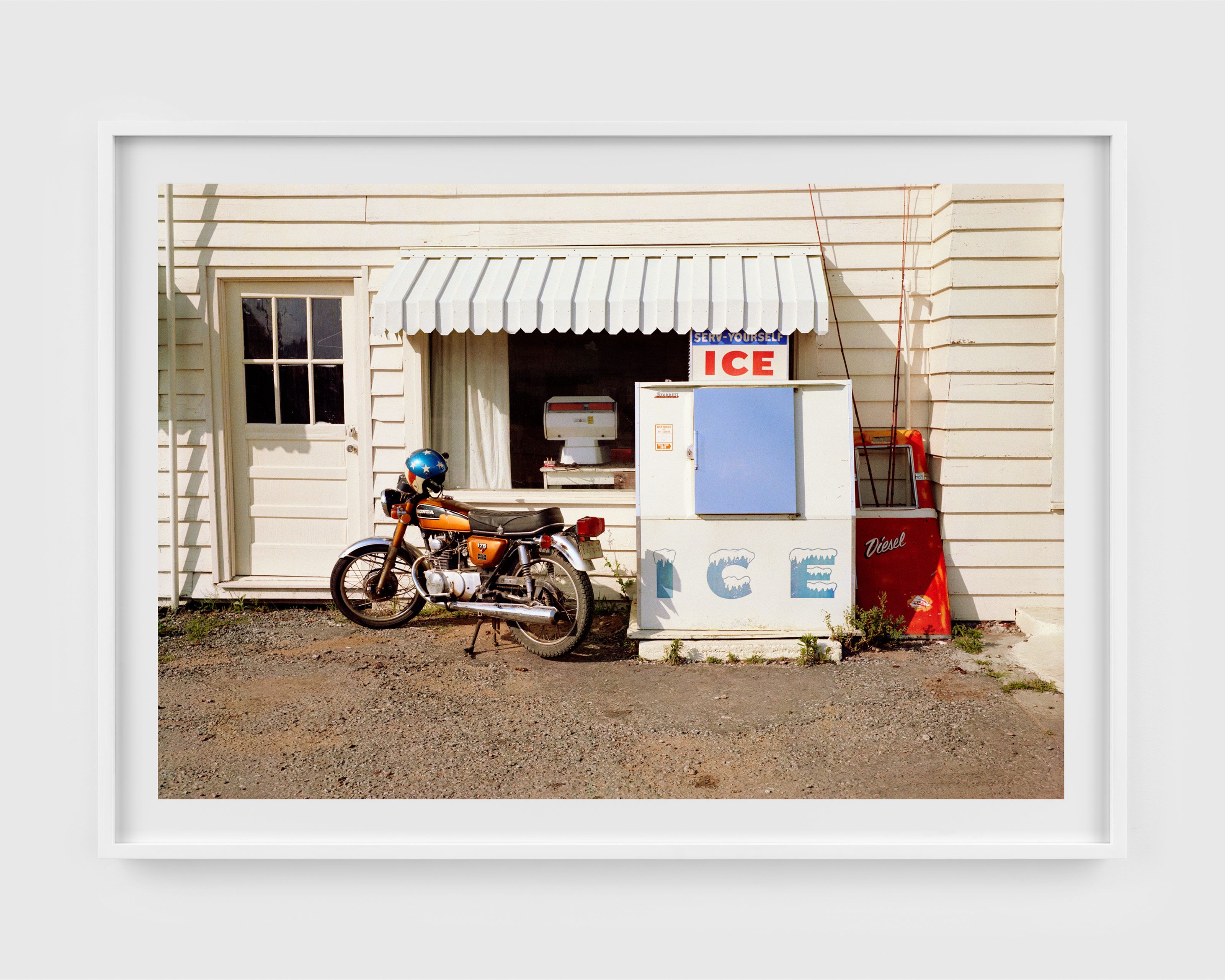 An untitled pigment print by William Eggleston, circa 1973 to 1978.
