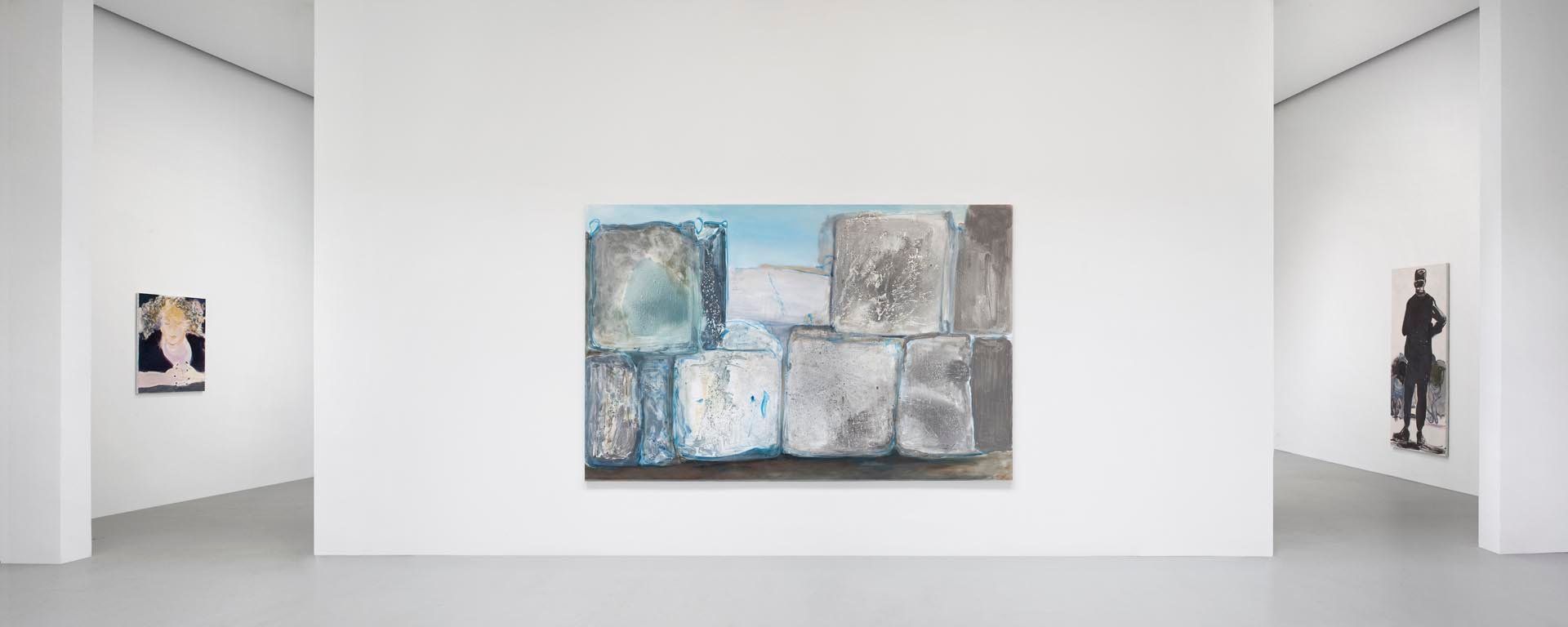 Installation view of the exhibition Marlene Dumas: Against the Wall, at David Zwirner in New York, dated 2010.