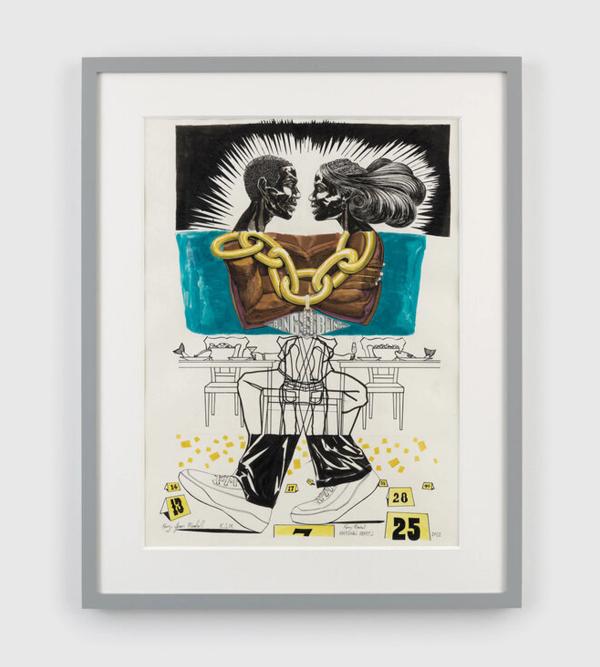 Kerry James Marshall — Untitled (Exquisite Corpse Bling Bling)