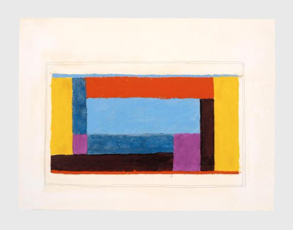Josef Albers — Study for Airy Center