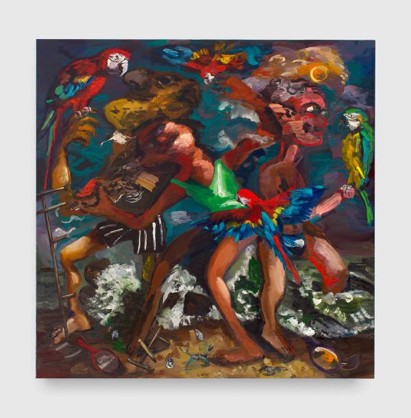 Dana Schutz — Parrots
