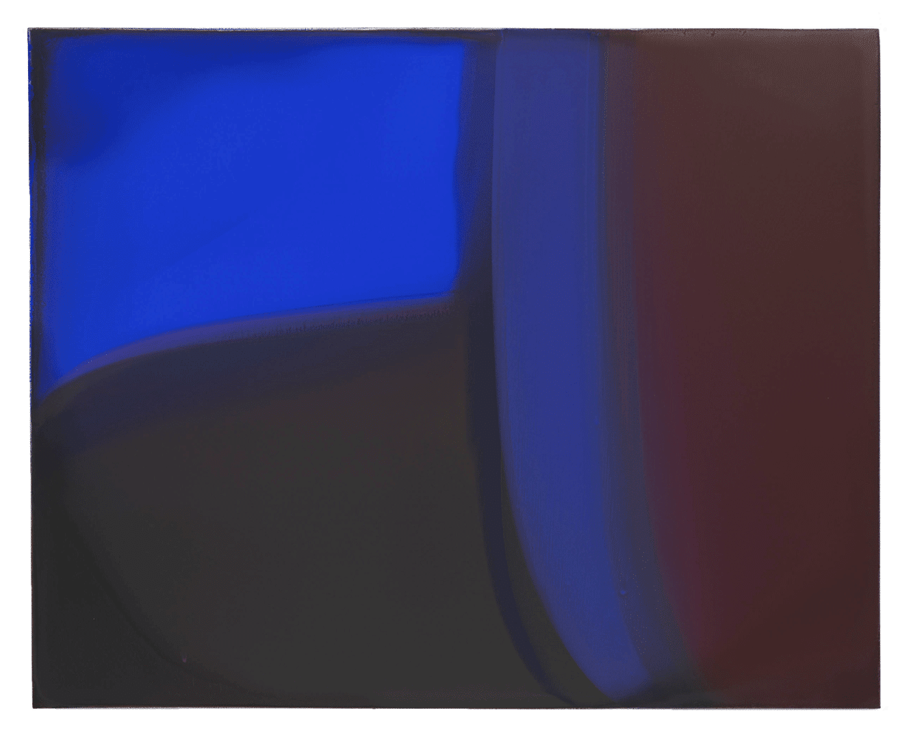 An untitled painting by Markus Amm, dated 2020.