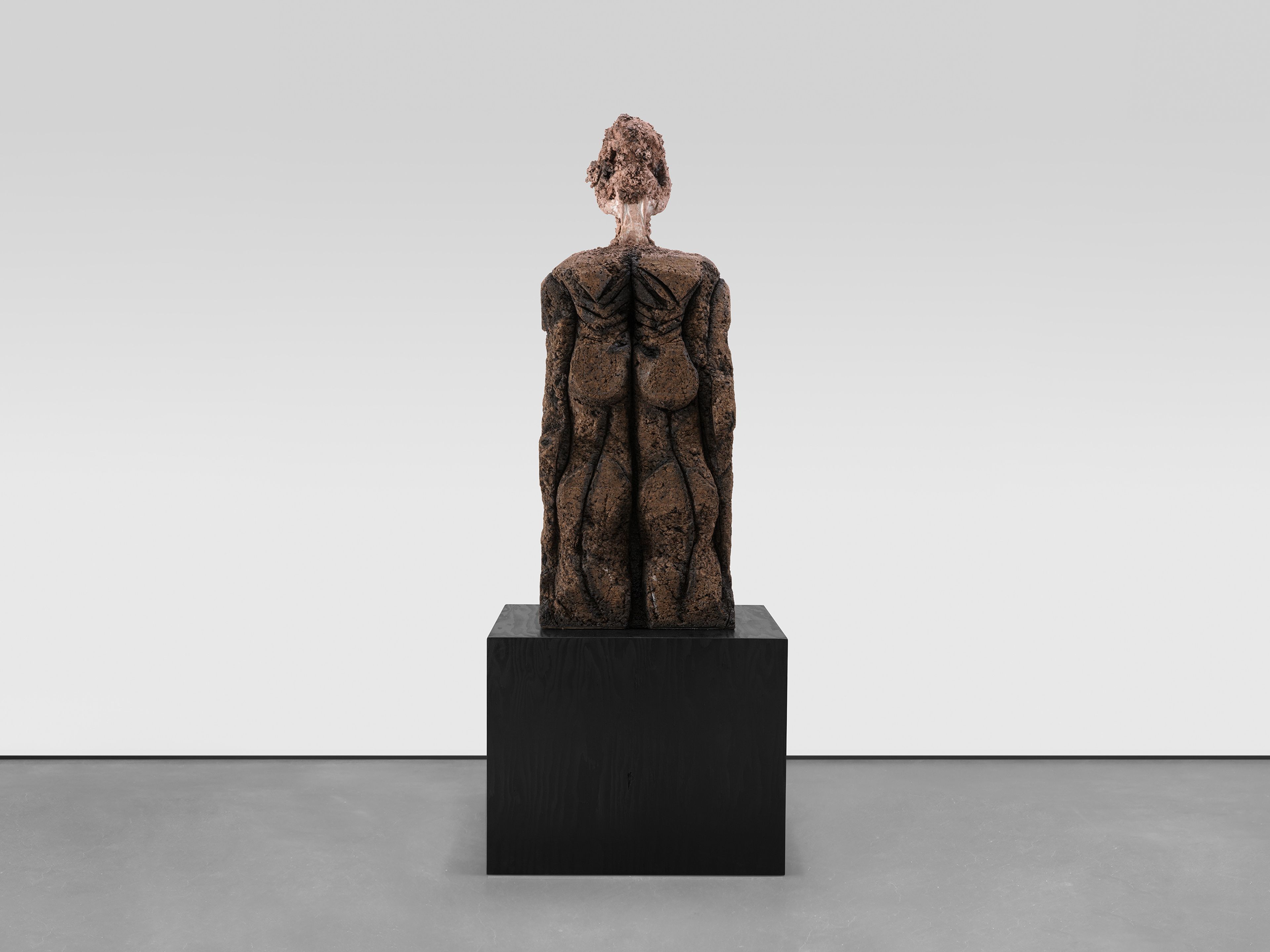 A sculpture by Huma Bhabha, titled Answer Nothing, dated 2025.