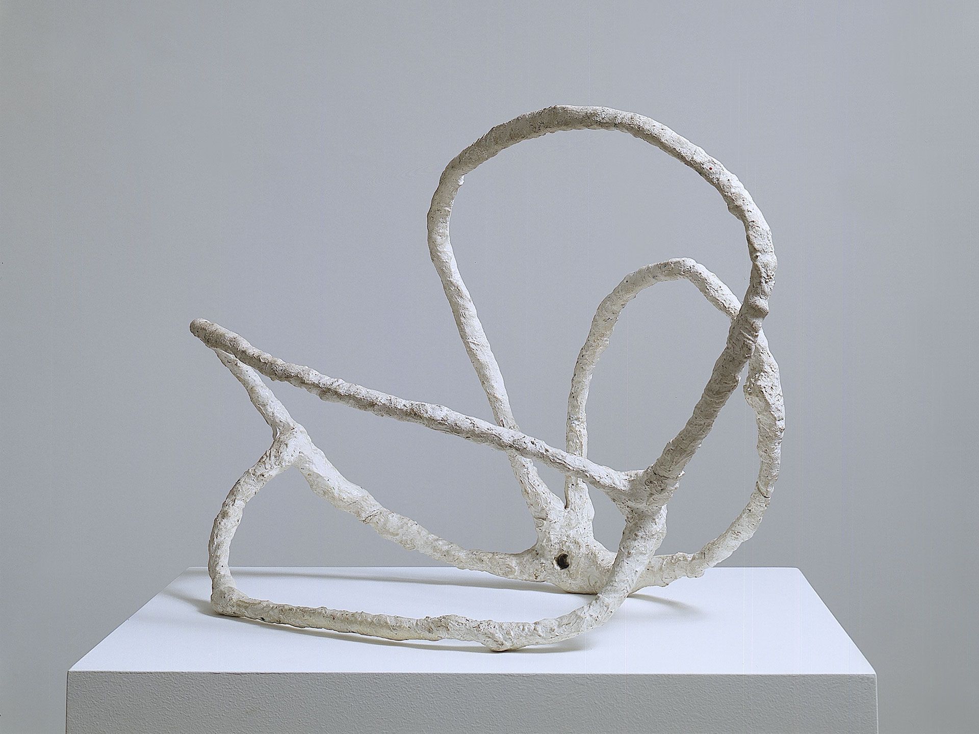 A sculpture by Franz West, titled Paßstück (Adaptive), dated 1975.