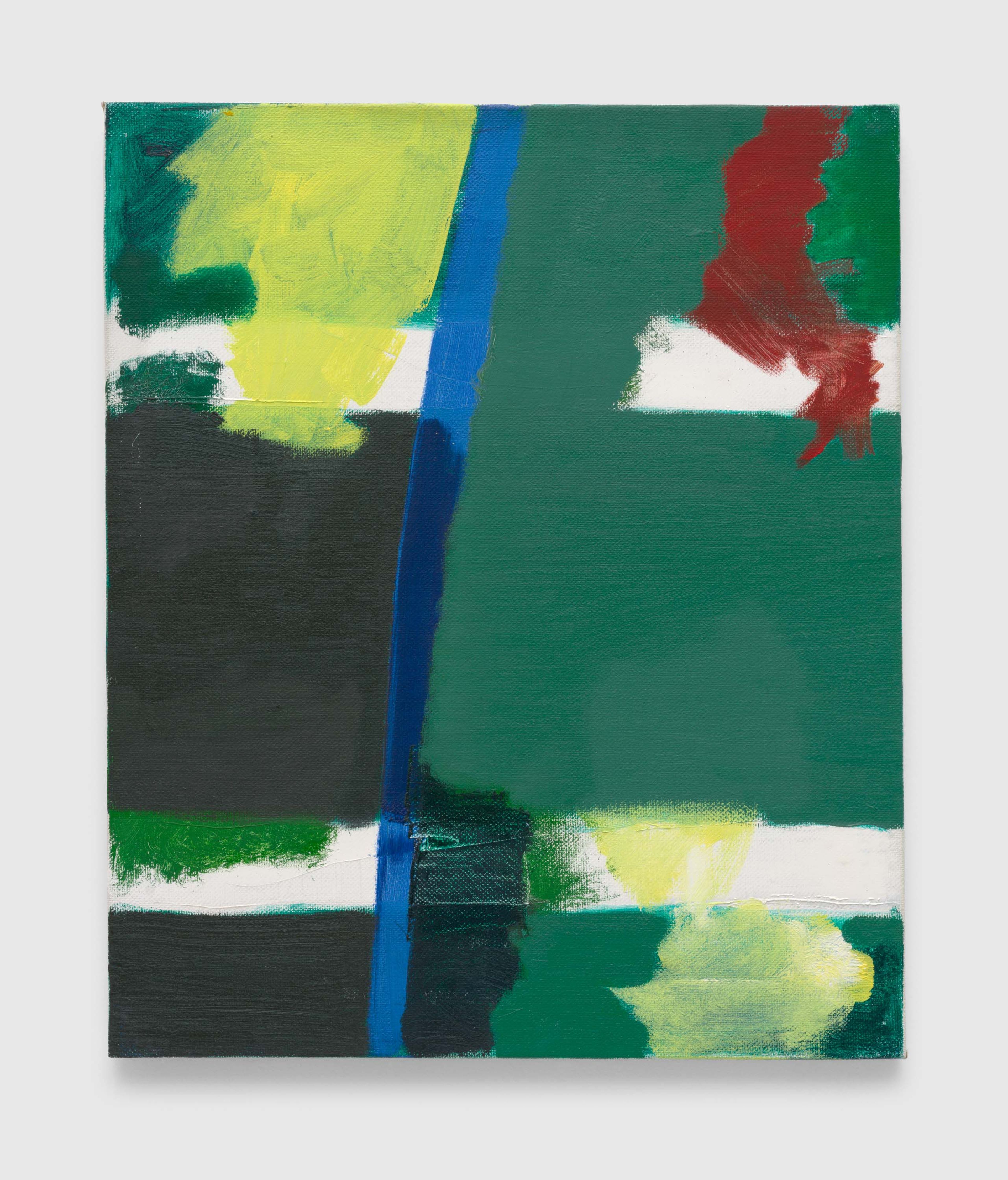 A painting by Raoul De Keyser, titled Hal, dated in 1984 and 1985.