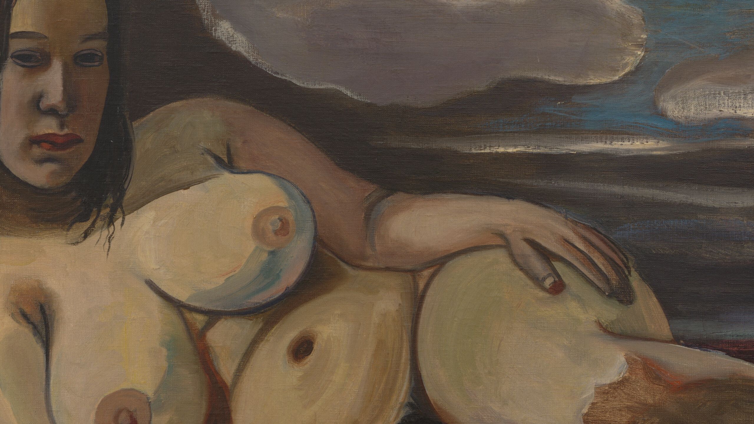 Alice Neel, Sue Seely, Nude, 1943 (detail)