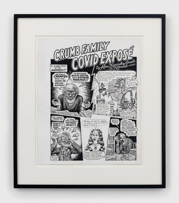 Aline Kominsky-Crumb, R. Crumb, and Sophie Crumb — Crumb Family Covid Exposé