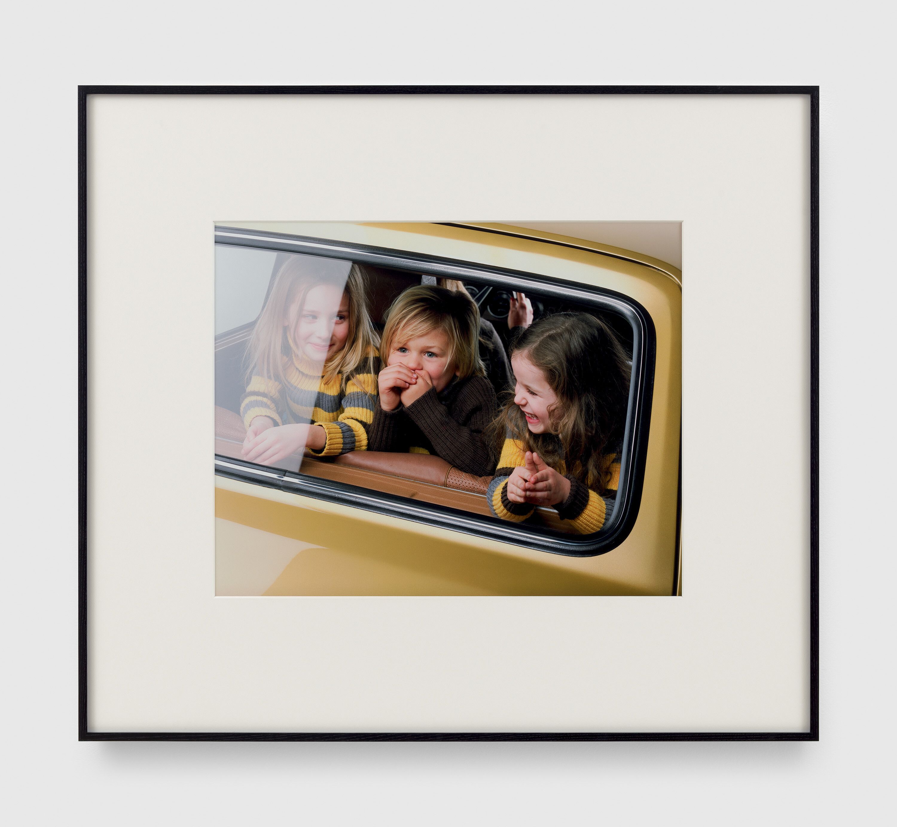 A photograph by Christopher Williams, titled Model-Nr.: 1421, Model-Nr.: 2401, Model-Nr. 92173, Model-Nr. 92182 (Discussion) Studio Rhein Verlag, Düsseldorf, January 21, 2017, dated 2017.