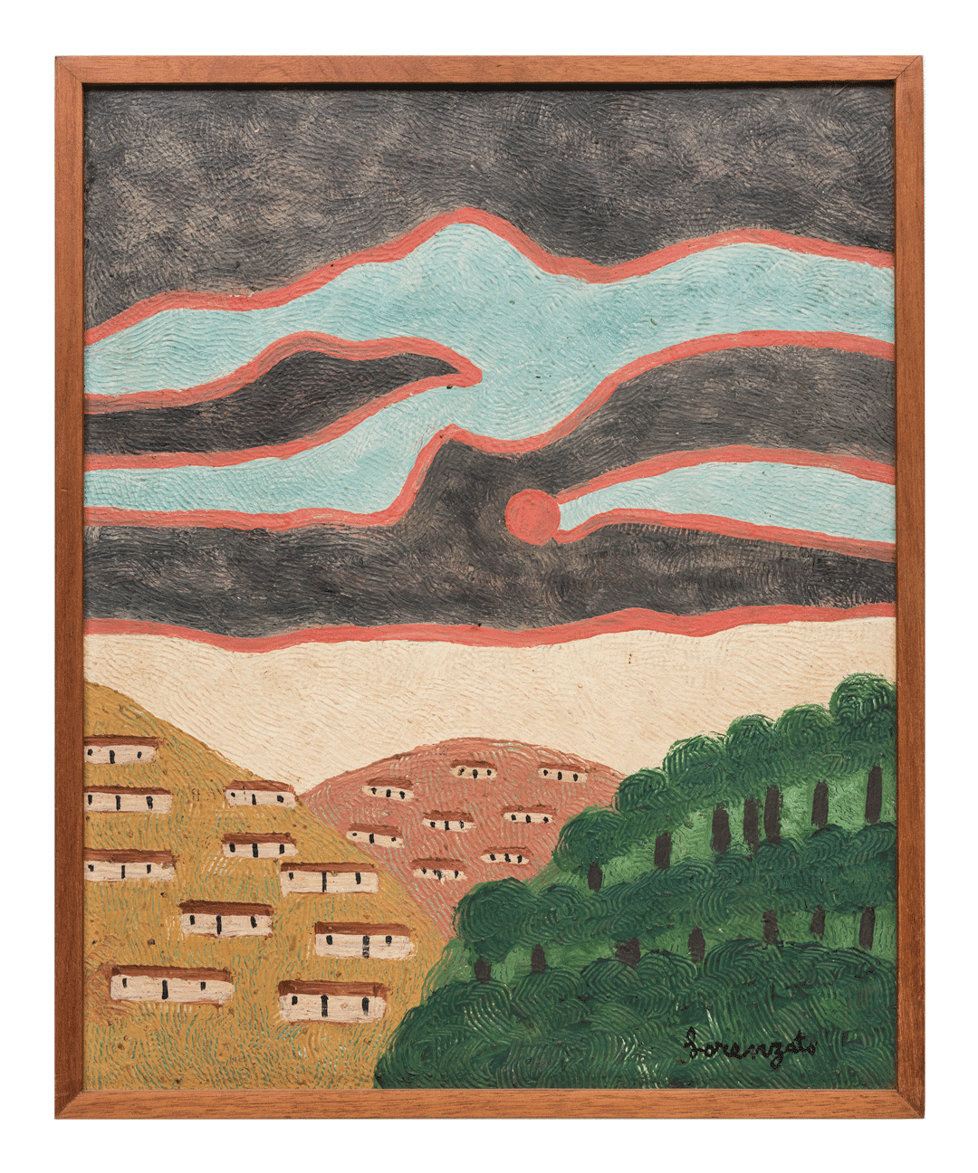 An undated painting by Amadeo Luciano Lorenzato, titled Sem título, translated as Untitled.