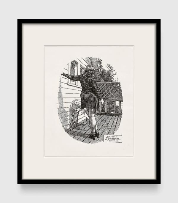 R. Crumb — Rear View of Carol Vinson (Subject of Male Gaze)