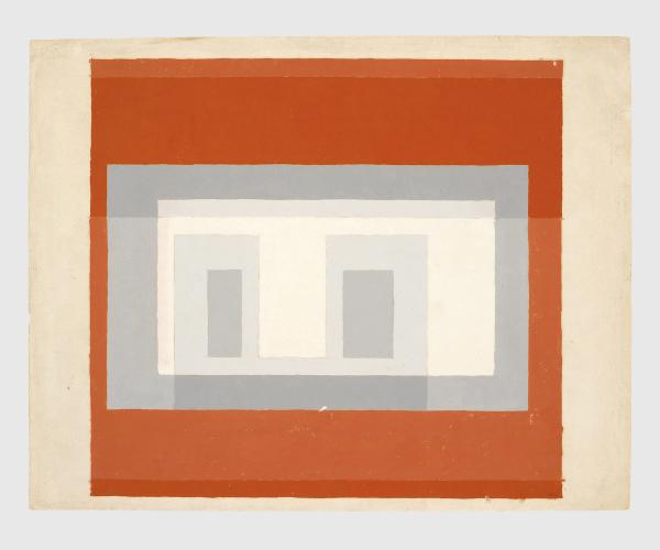 Josef Albers — Untitled Study for a Variant, Adobe