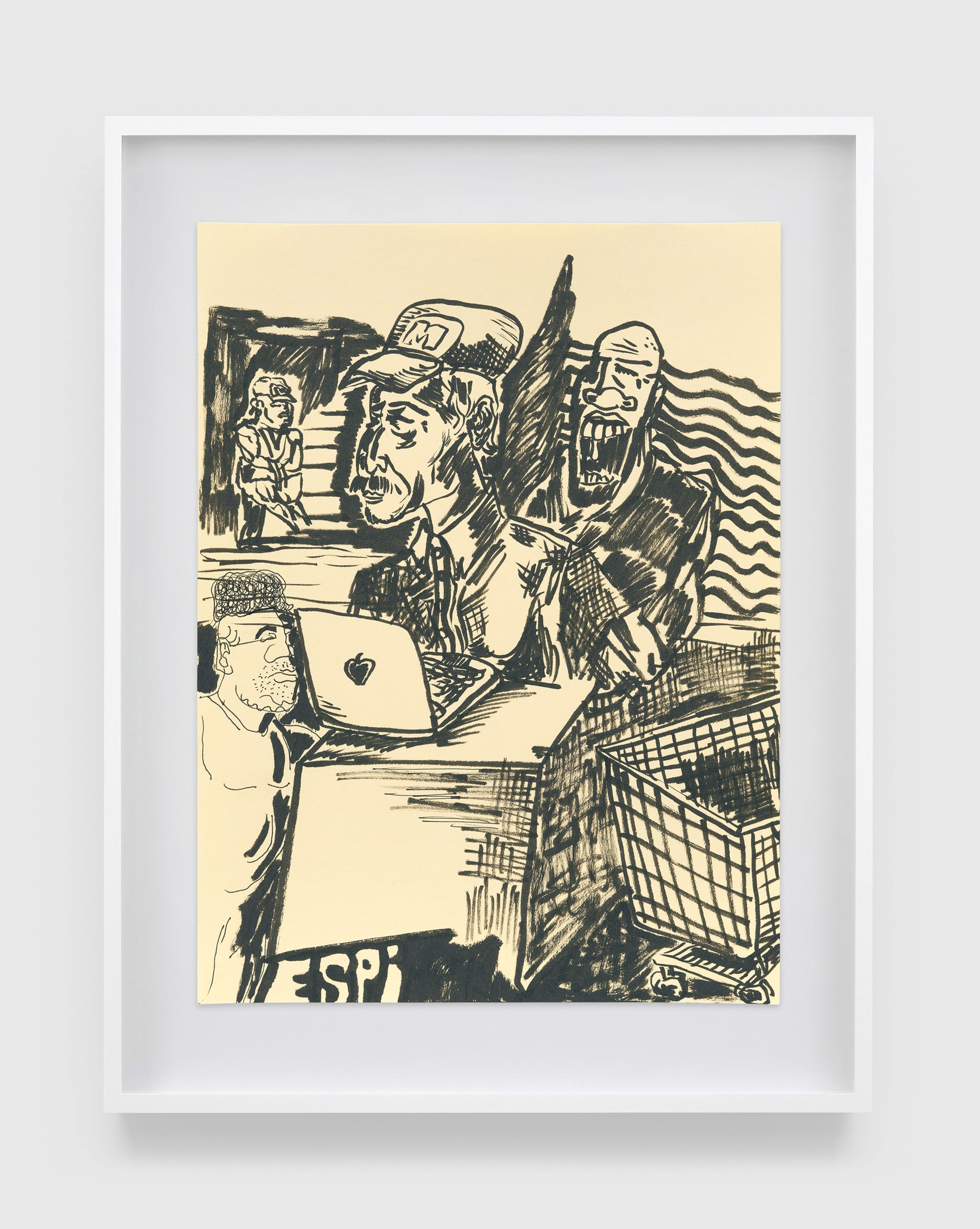A work on paper by Walter Price, titled Mac Daddy, dated 2025.