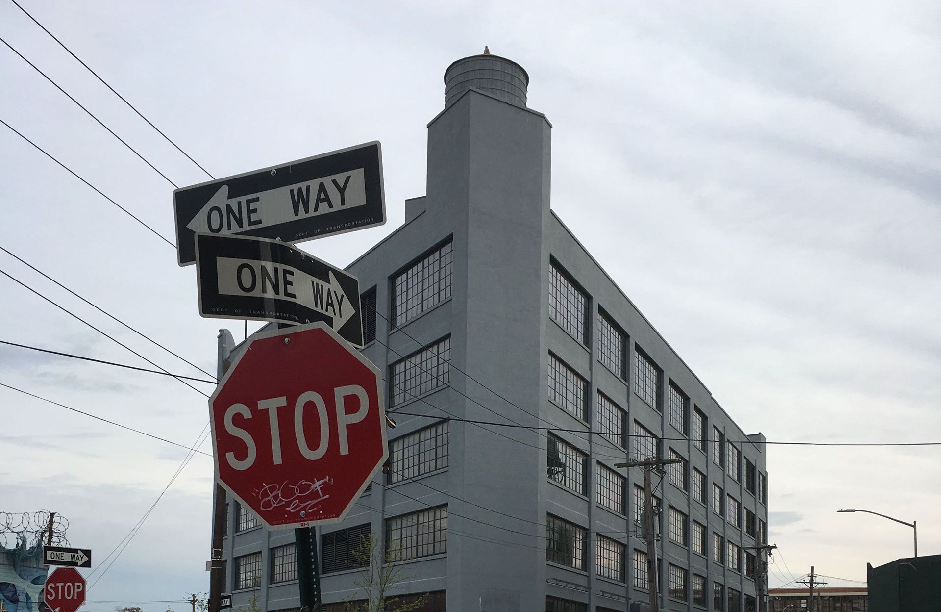 A view of the houses on a street in Brooklyn during COVID lockdown.