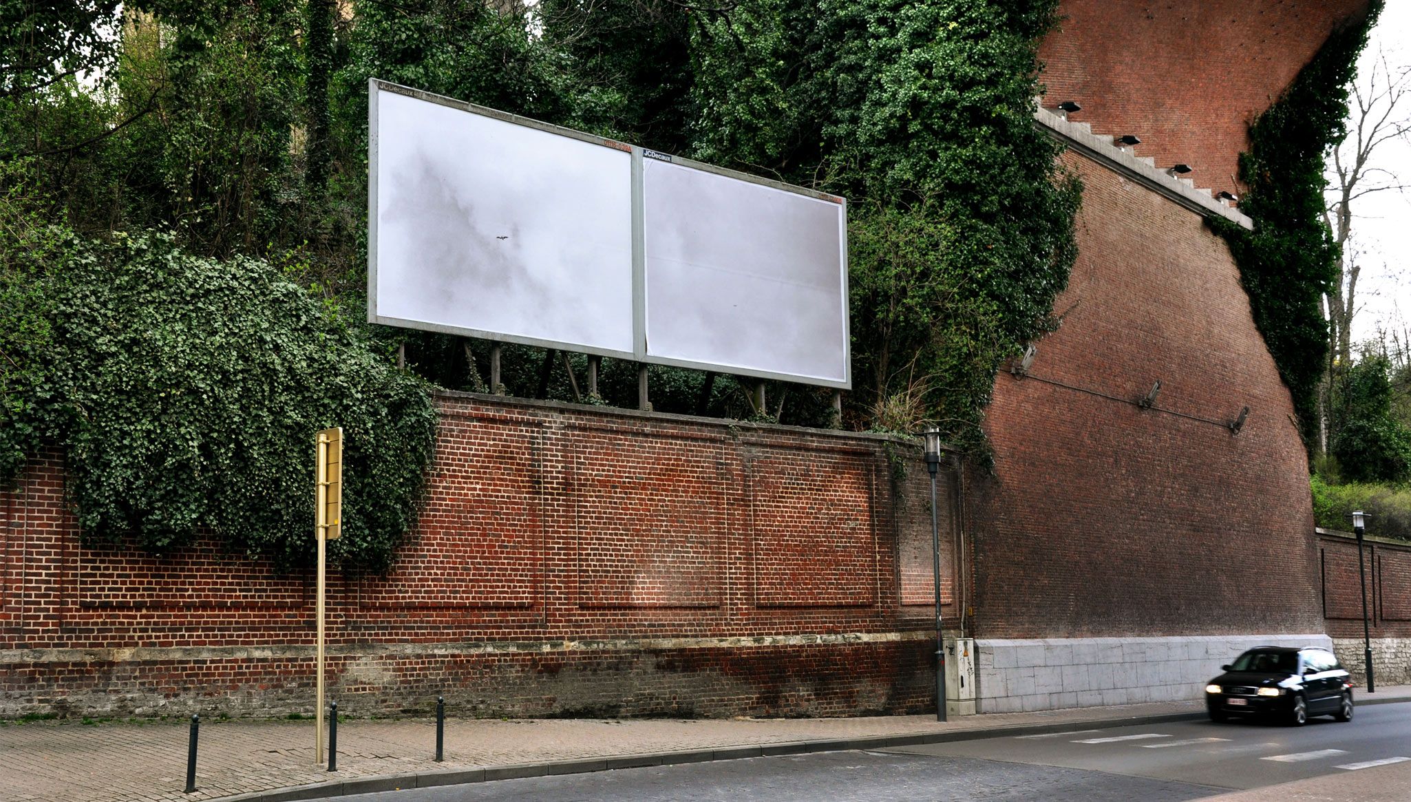 An Installation view of an untitled work, dated 1992 at Rue Kerckx, 1050 Ixelles, Belgium, as part of the exhibition Felix Gonzalez-Torres: Specific Objects without Specific Form, at Wiels Contemporary Art Centre in Brussels dated 2010