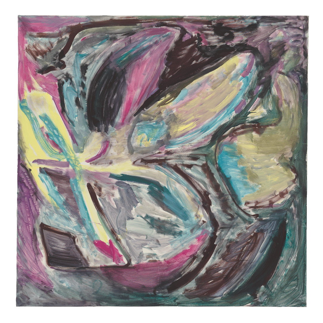 A painting by Tamuna Sirbiladze, titled Flora, dated 2012.