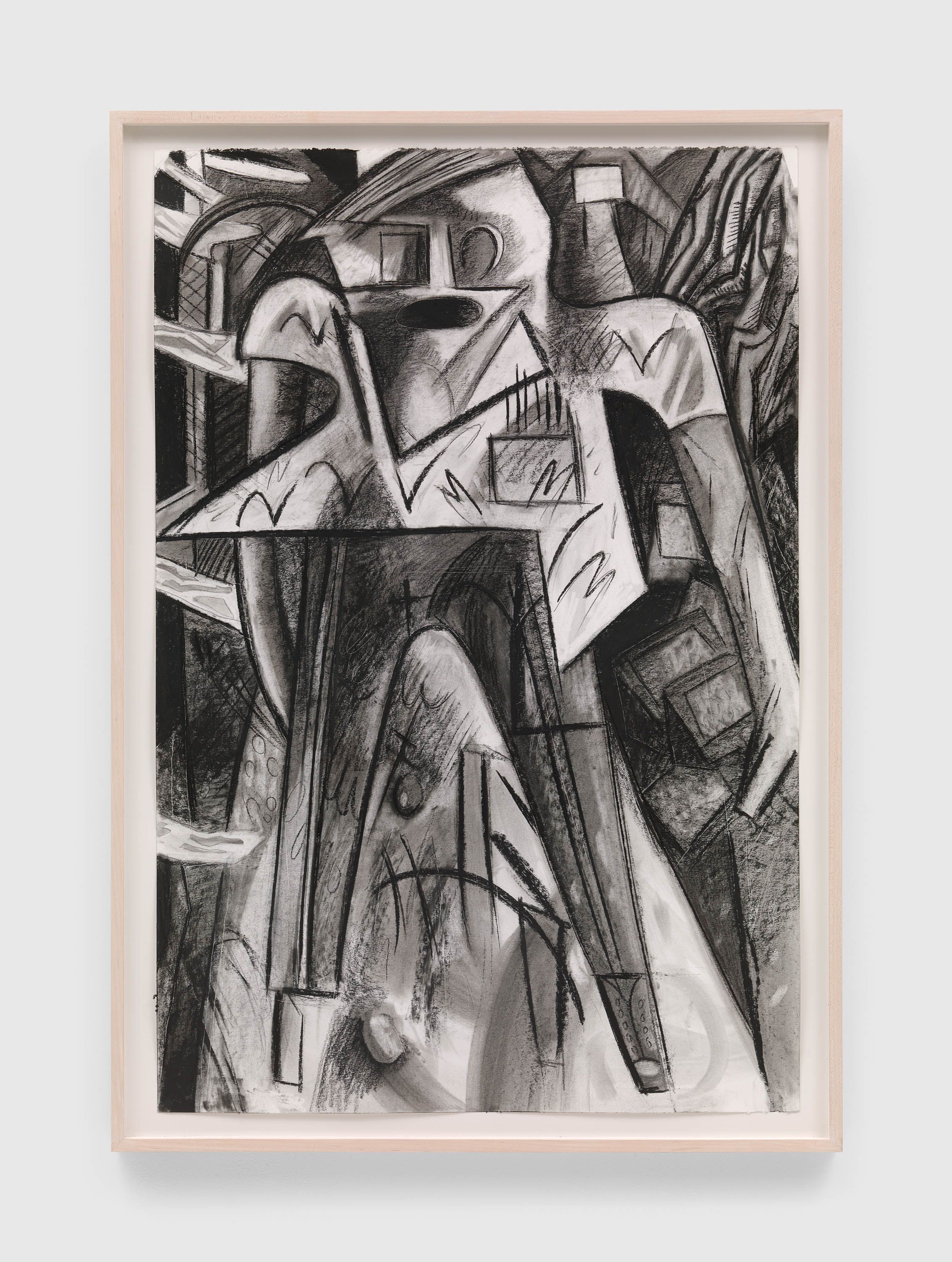 A drawing by Dana Schutz, titled God I, dated 2014.