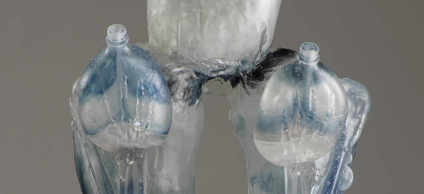 A detail from a work by Andra Ursuta, titled Phantom Mass, dated 2021.
