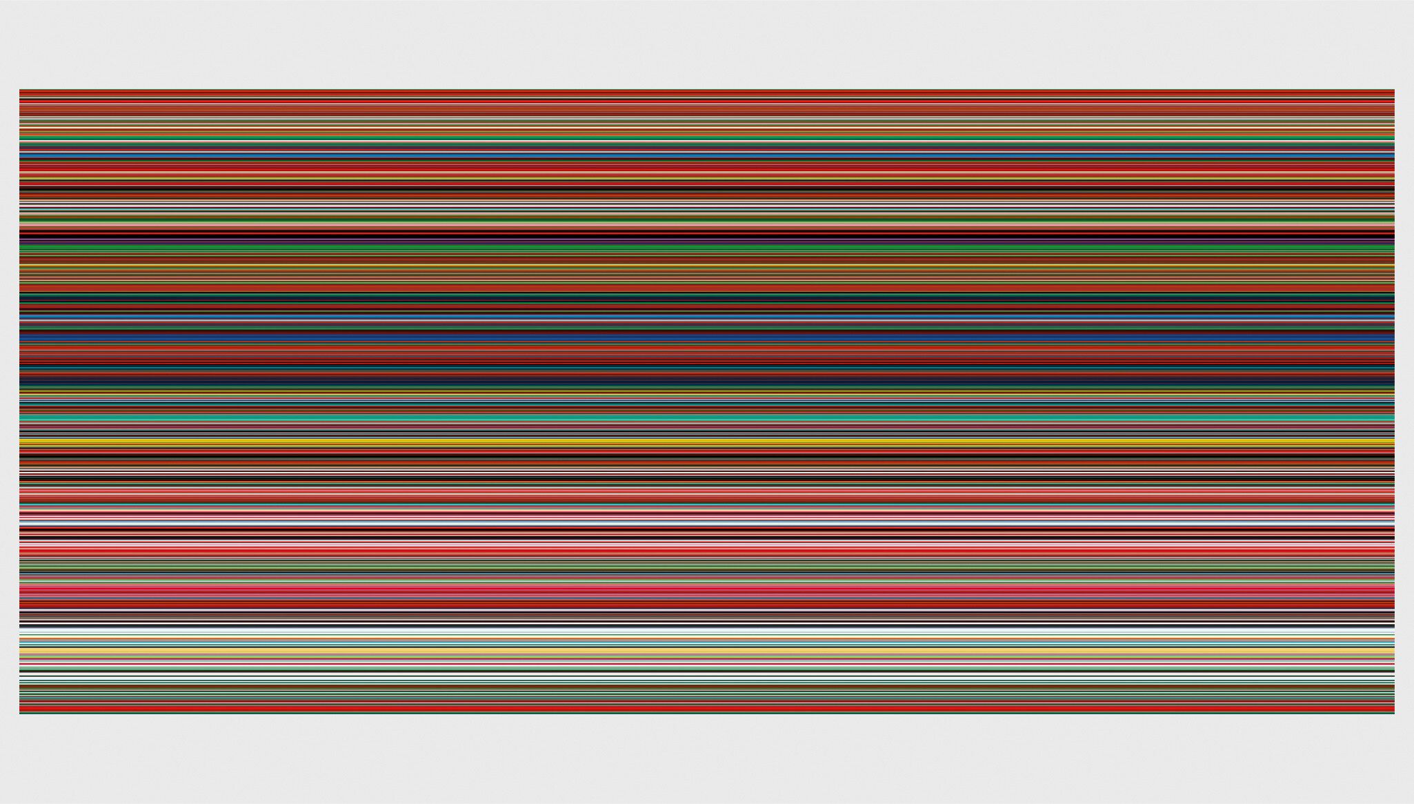 Gerhard Richter, Strip (921-6), dated 2011.