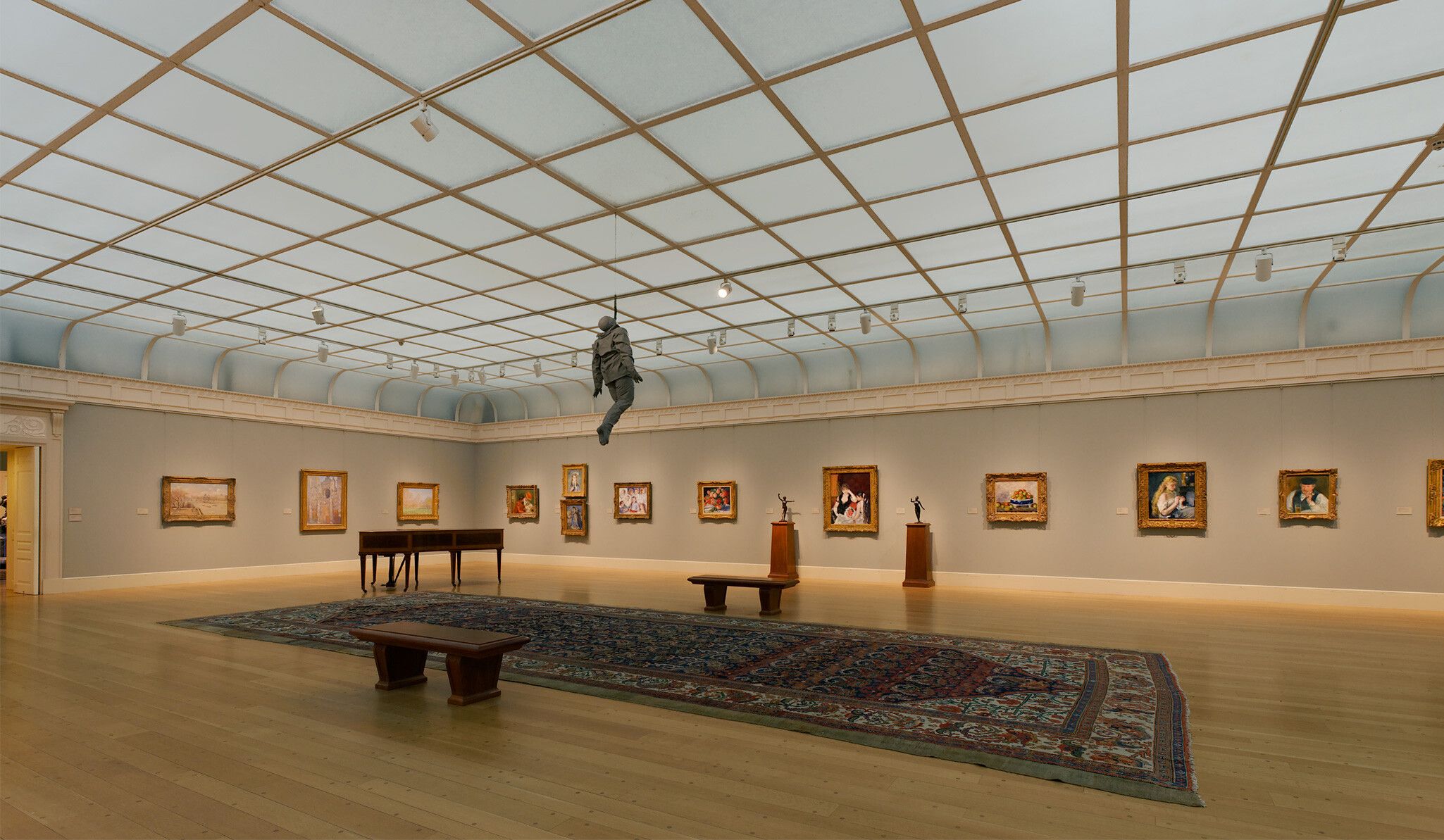 Installation view, Juan Muñoz at the Clark, Sterling and Francine Clark Art Institute, Williamstown, Massachusetts, dated 2010