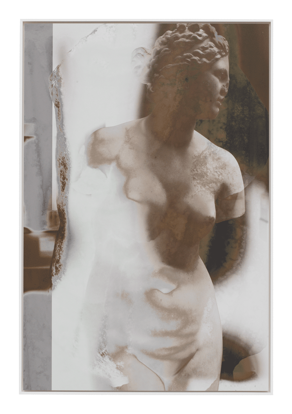 A UV-curable ink print on Dibond aluminum by James Welling, titled 2801, dated 2018.