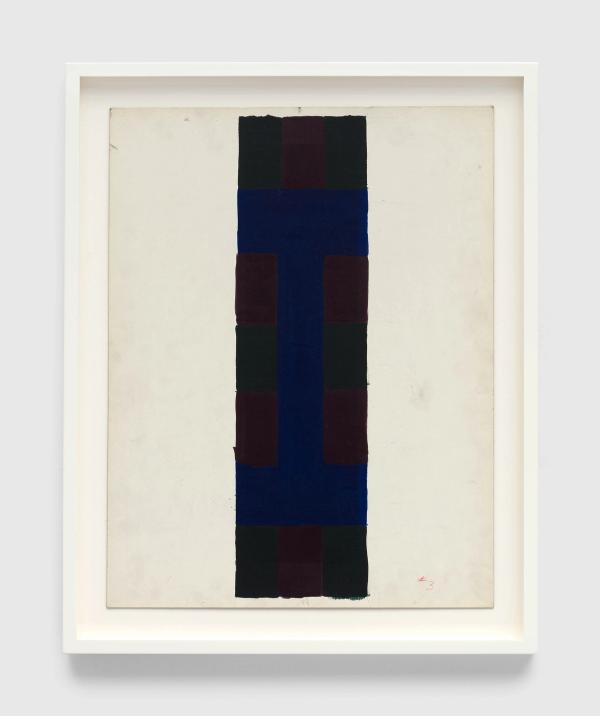 Ad Reinhardt — Untitled (maquette for Number 4 from Screenprints)