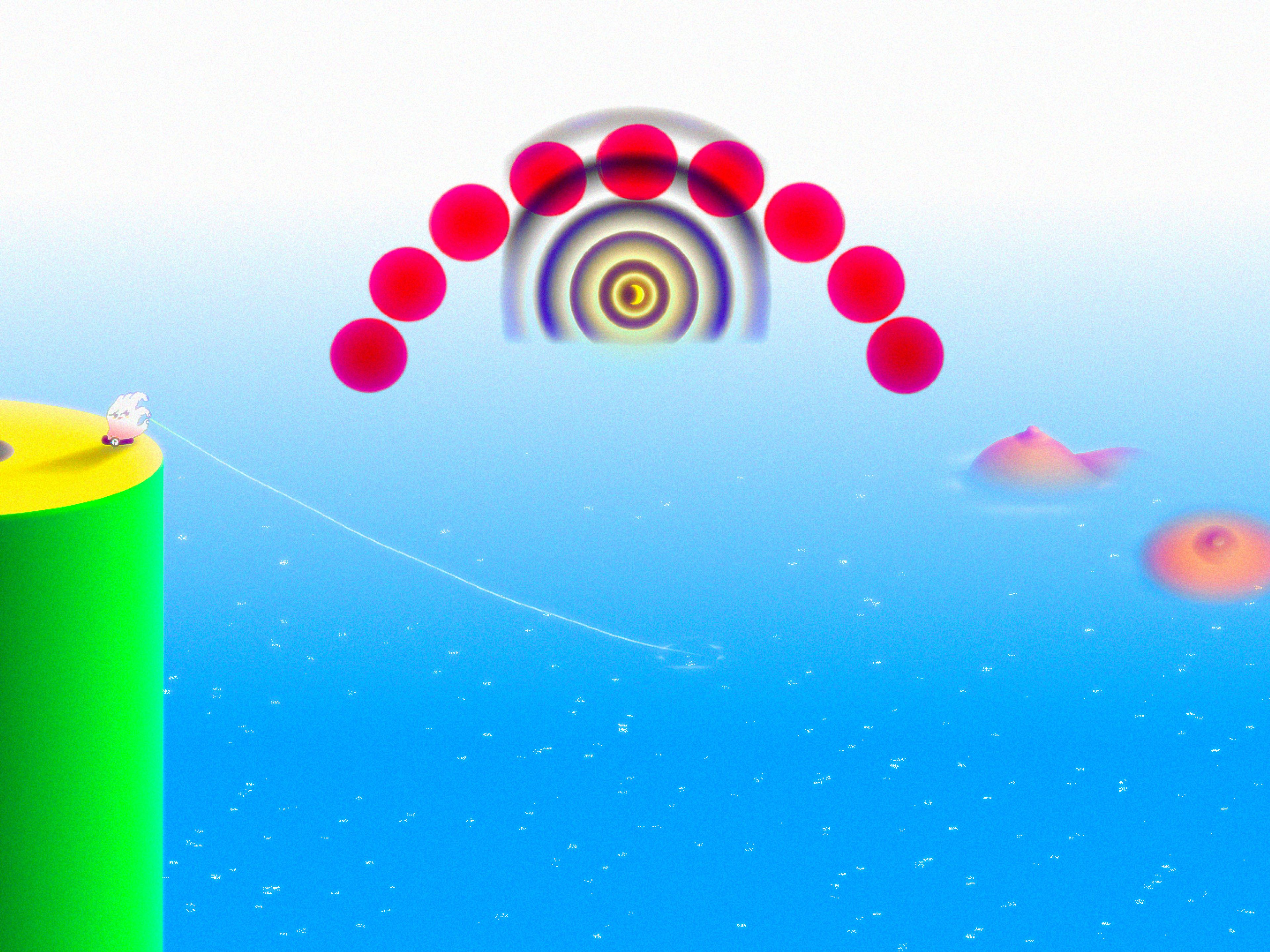 A still from a video by Wong Ping, titled Sorry for the late reply, dated 2021.