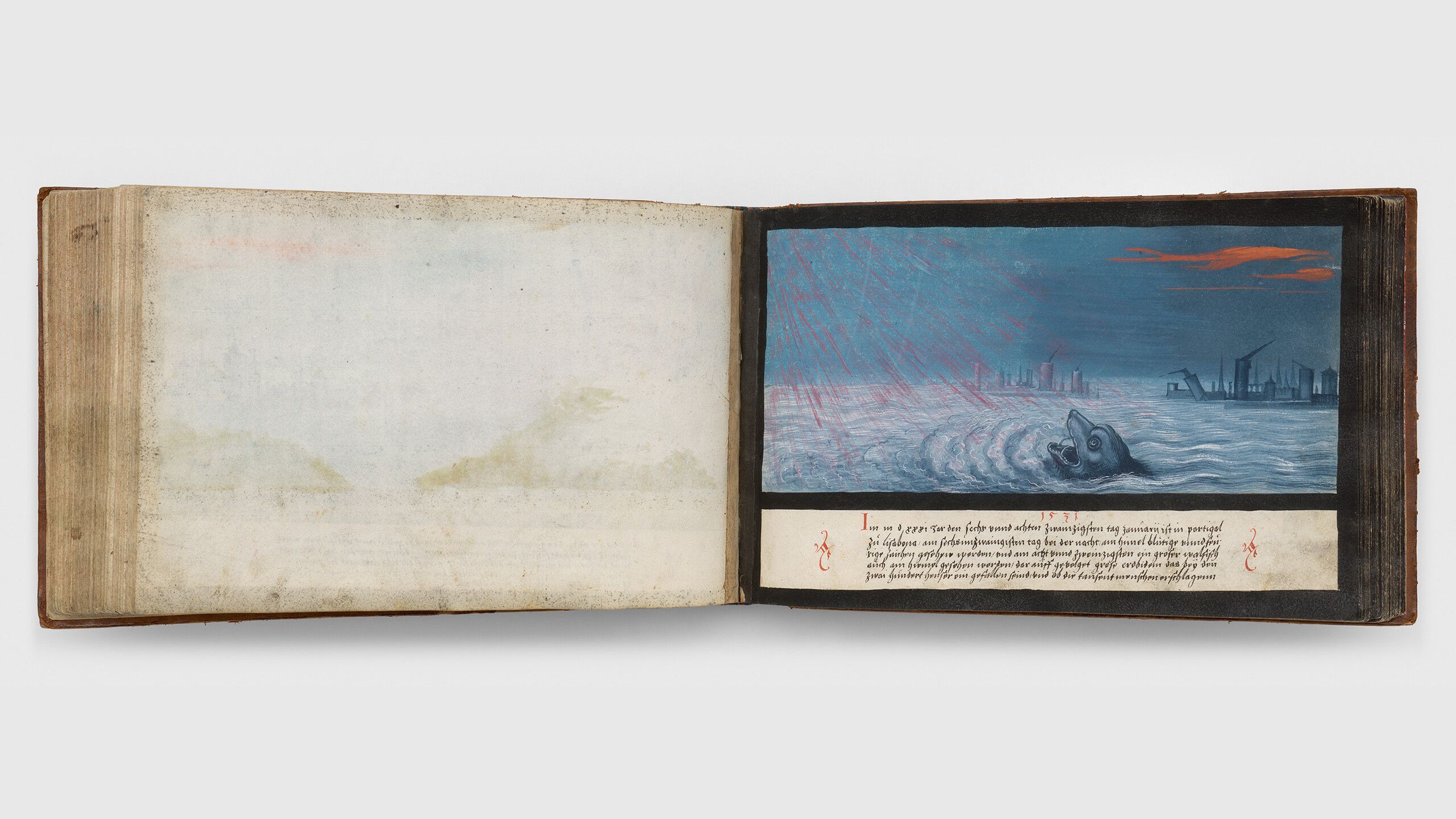 Full-page spread of the book of Miracles, Folio 119