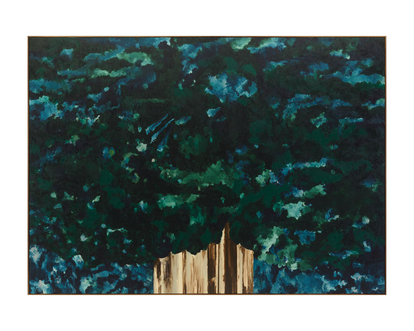An untitled painting by Harold Ancart, dated 2020.