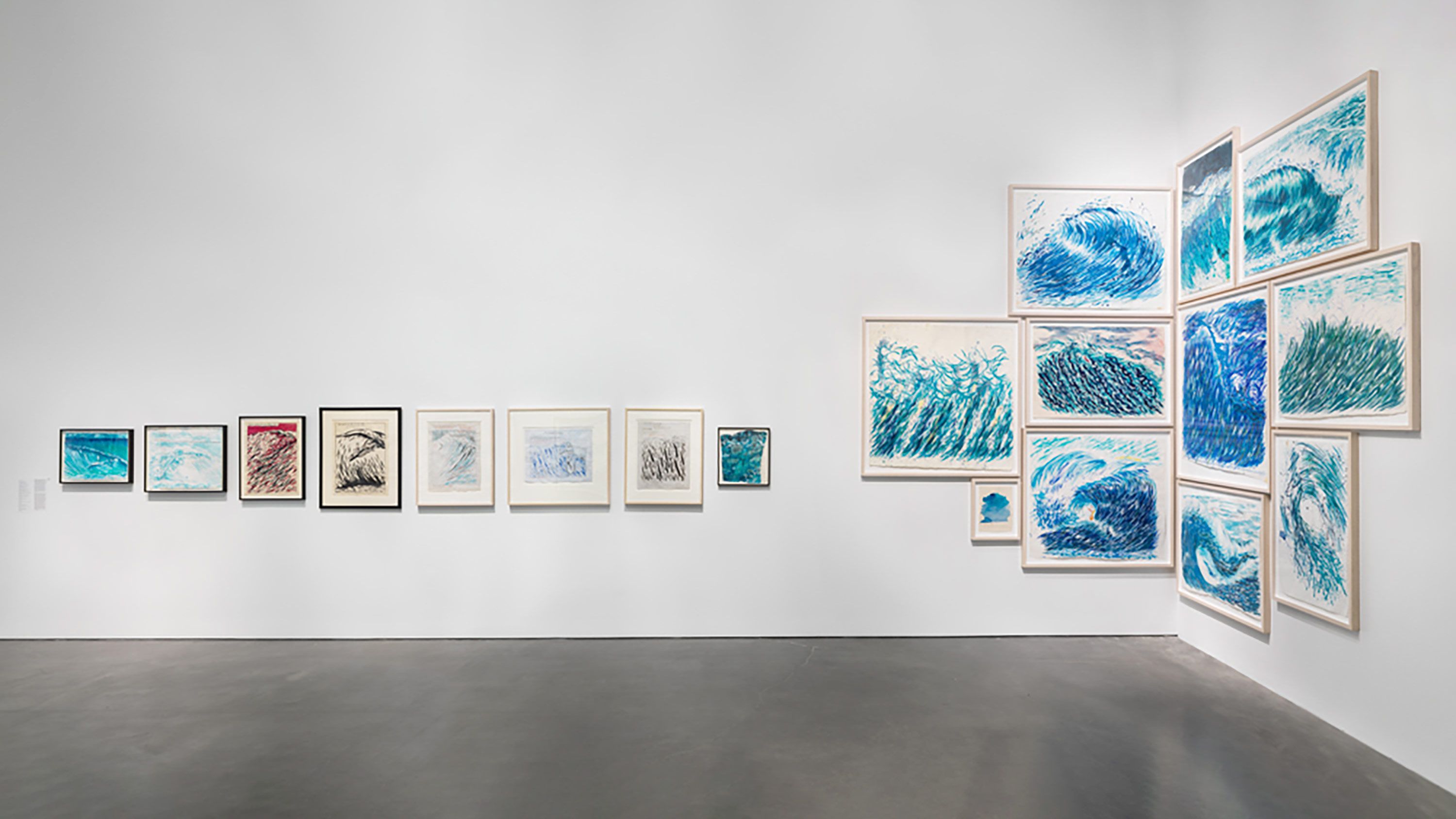 Installation view, Raymond Pettibon: A Pen of All Work, New Museum, New York, 2017. Photo by Maris Hutchinson / EPW Studio 