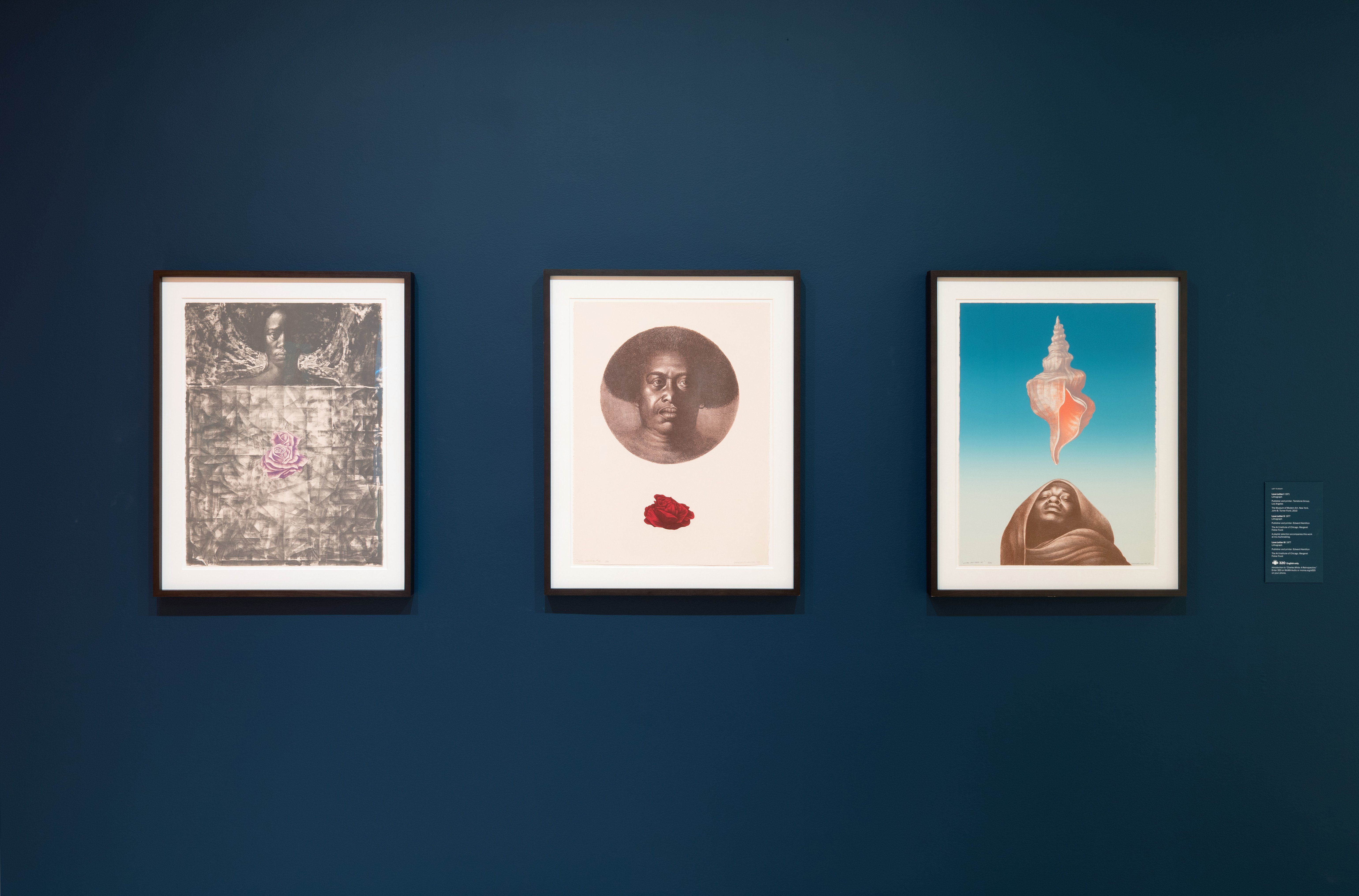 Installation view of the exhibition, Charles White: A Retrospective, at The Museum of Modern Art in New York, dated October 7, 2018 to January 1, 2019.