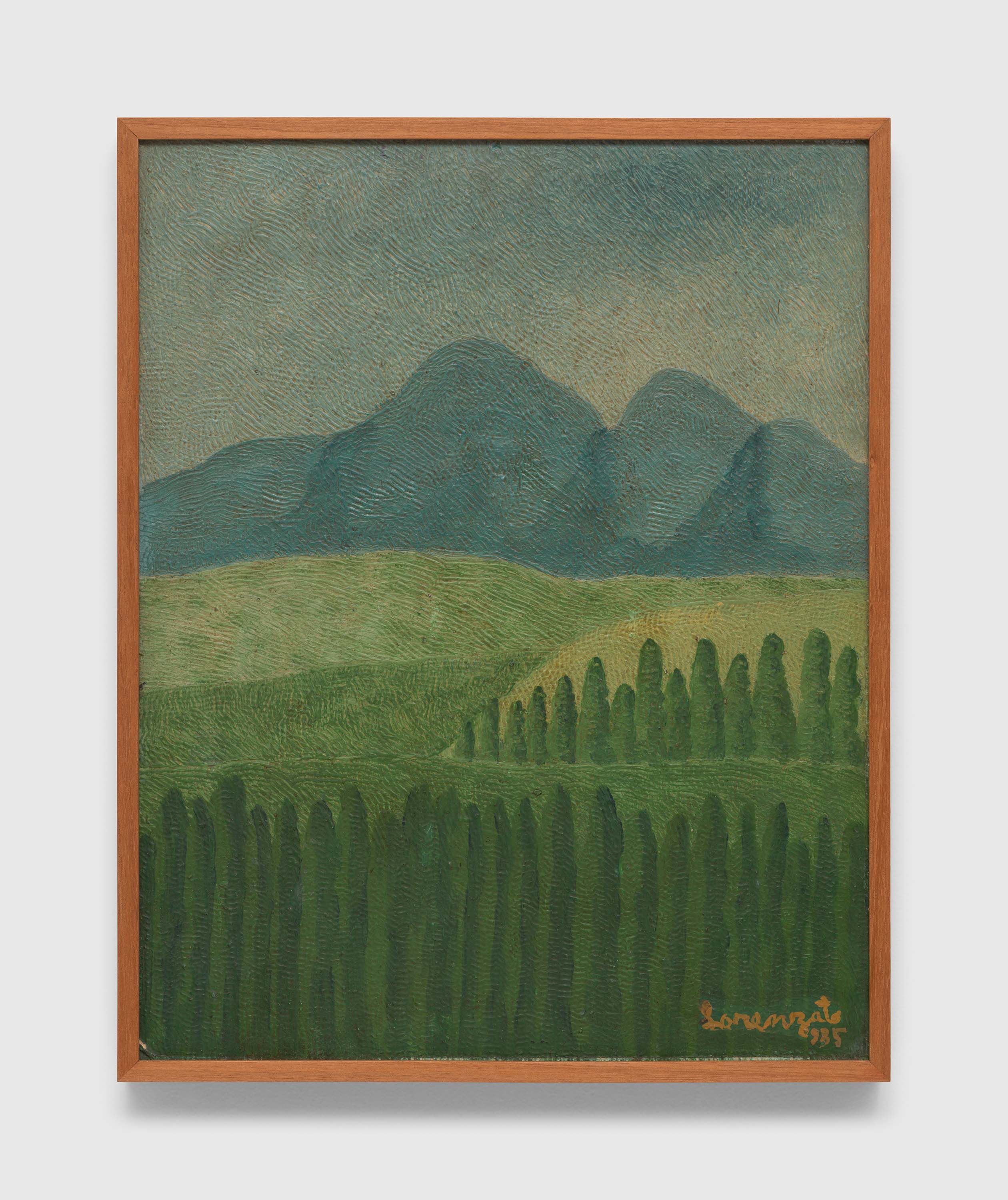 A painting by Amadeo Luciano Lorenzato, titled Sem título (Untitled), dated 1985.