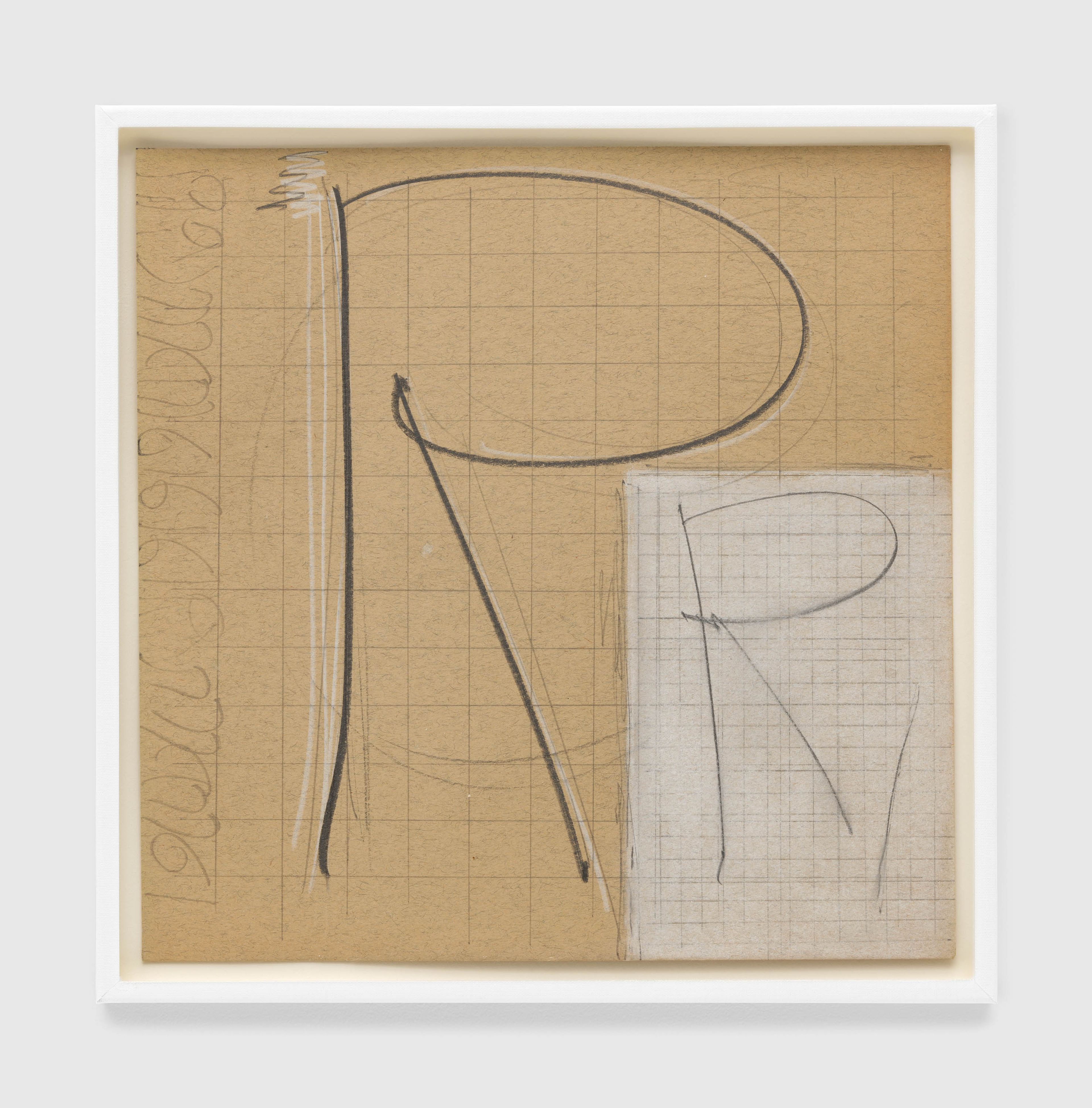 A work on paper by Robert Ryman, called Untitled Study, dated 1961.