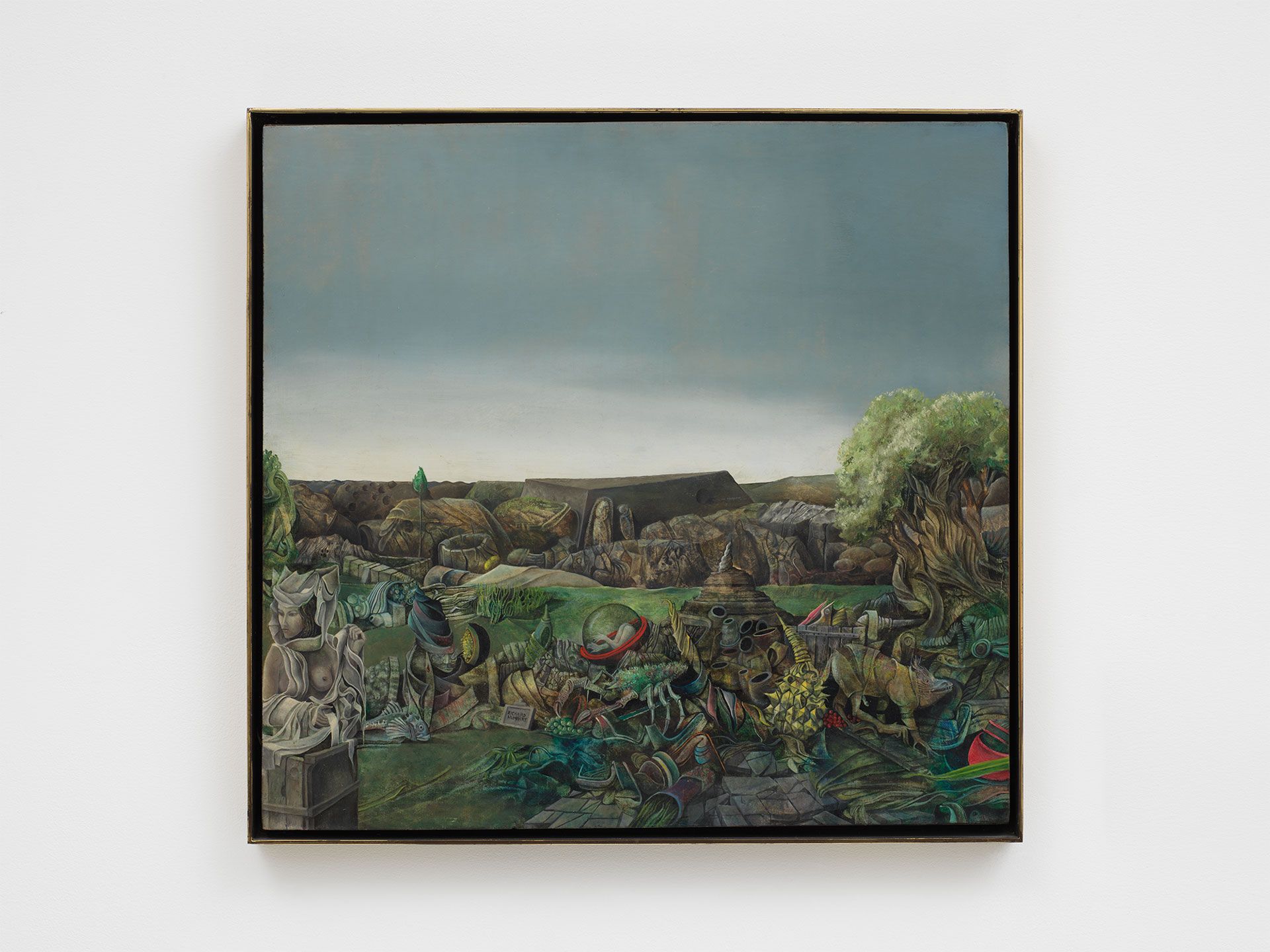 A painting by Richard Humphrey, titled The Cause of Thunder, dated 1965.