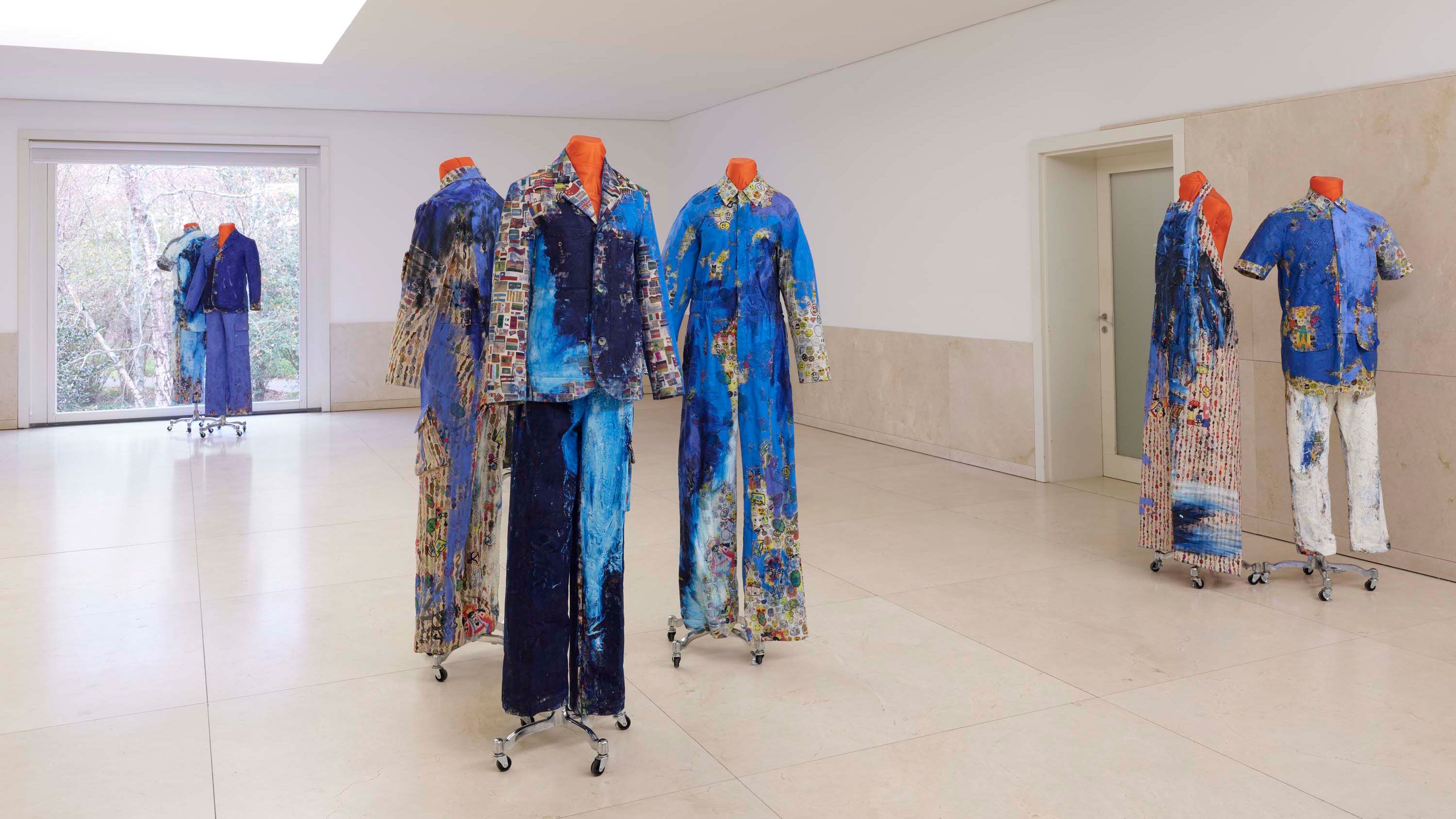 Installation view, Oscar Murillo, Together in Our Spirits, Fundação de Serralves, 2023