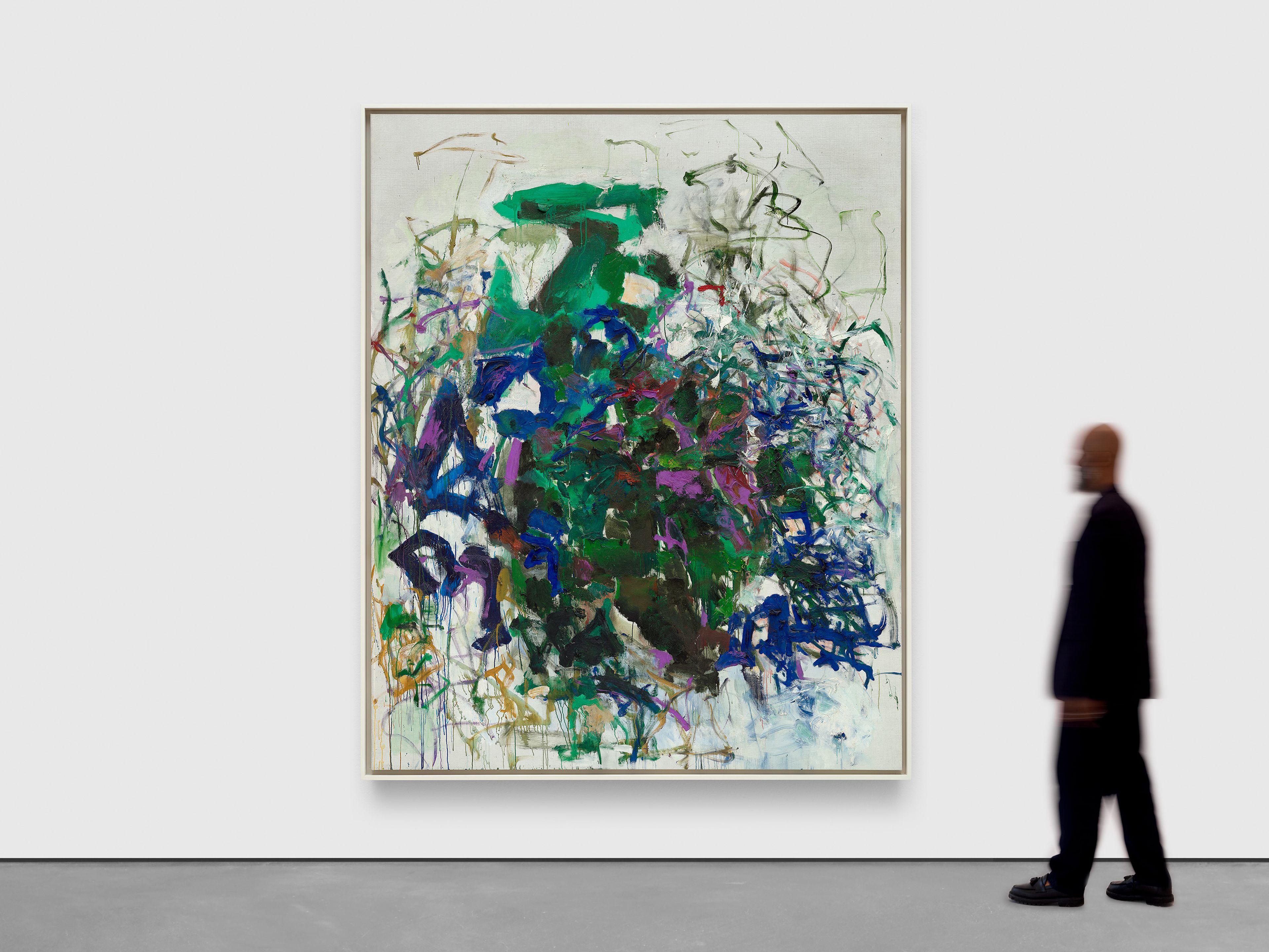 An untitled painting by Joan Mitchell, dated circa 1965.