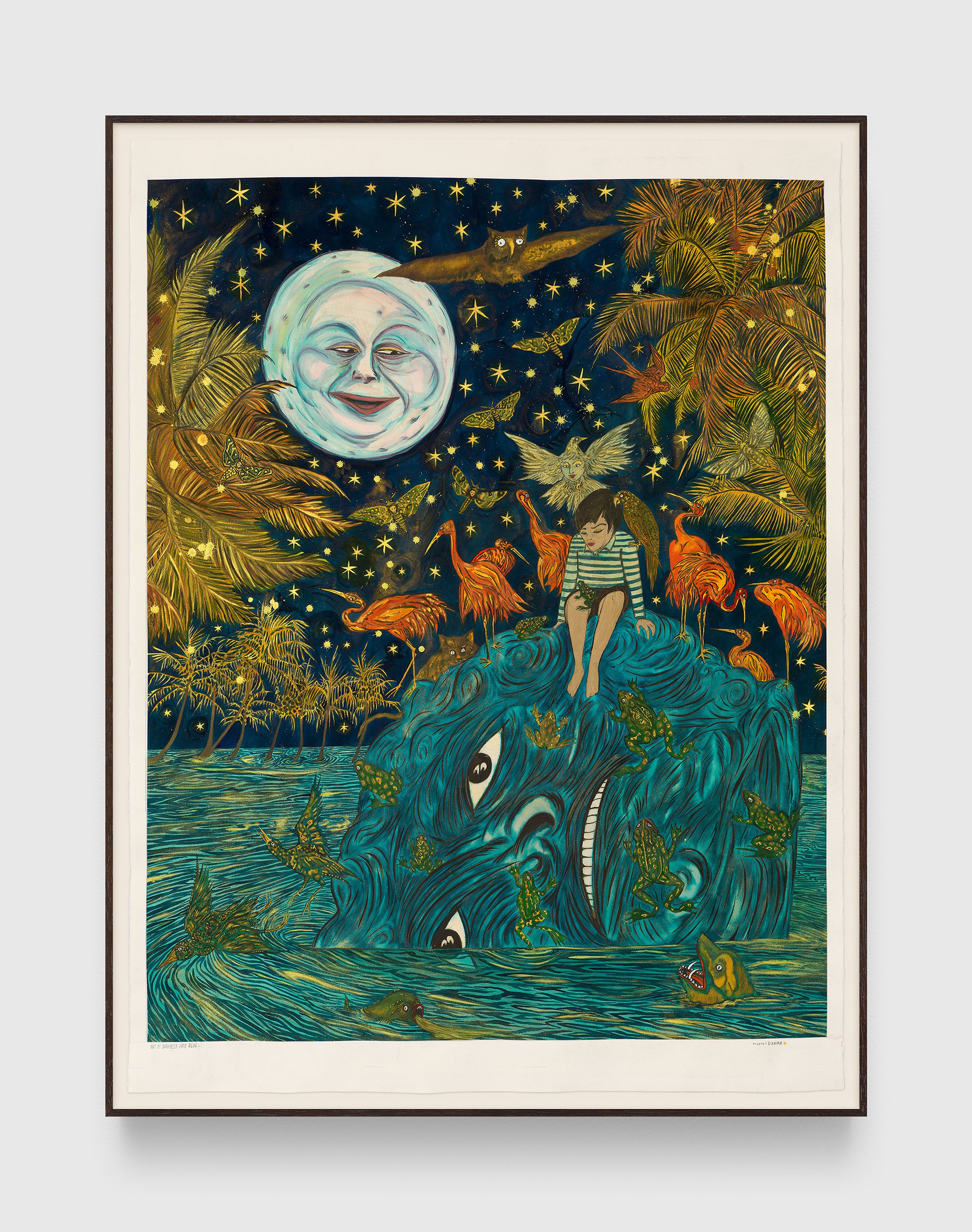 Marcel Dzama: Out of darkness into blue, 2025 | David Zwirner