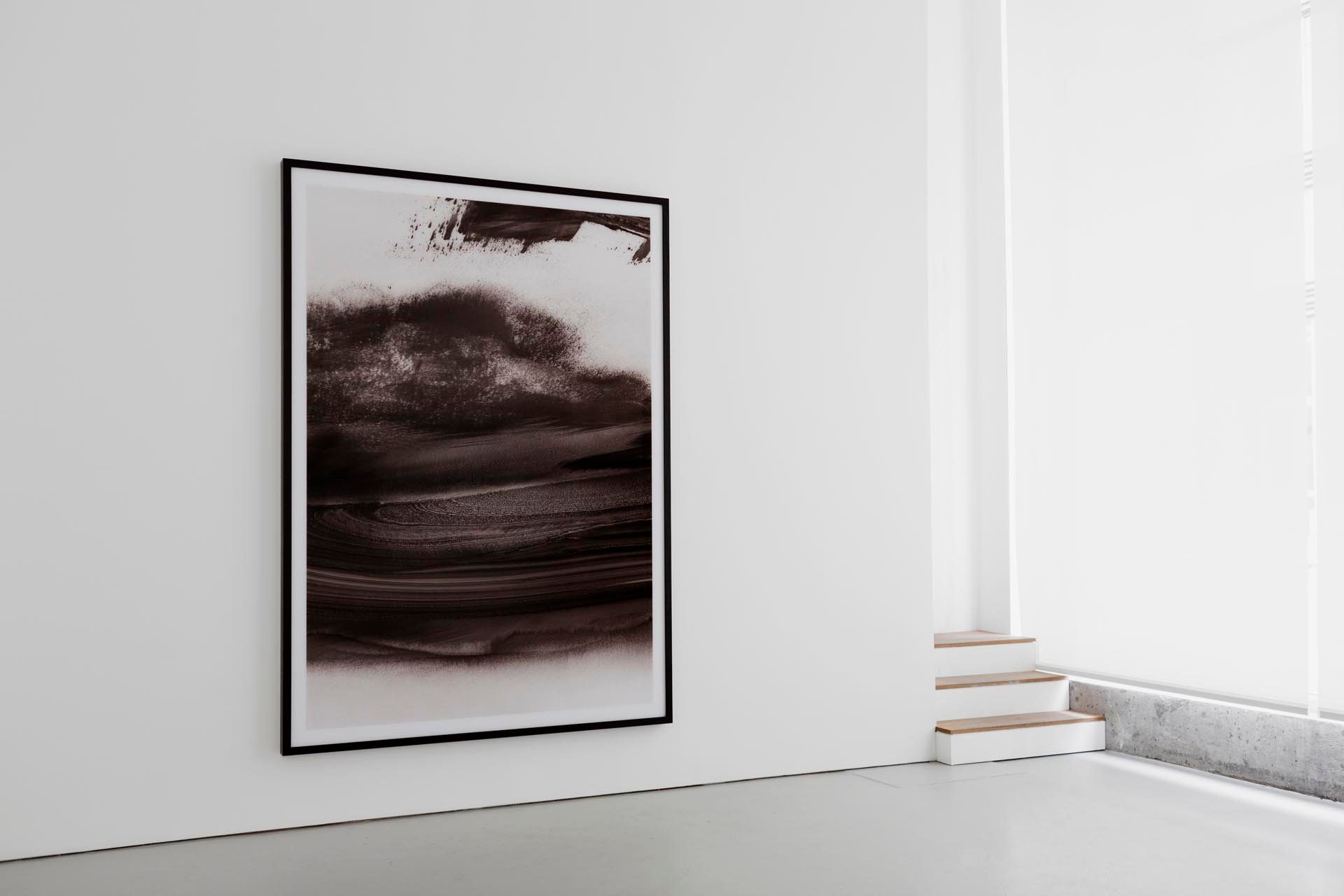 Installation view of the exhibition Thomas Ruff: photograms and ma.r.s., at David Zwirner in New York, dated 2013.